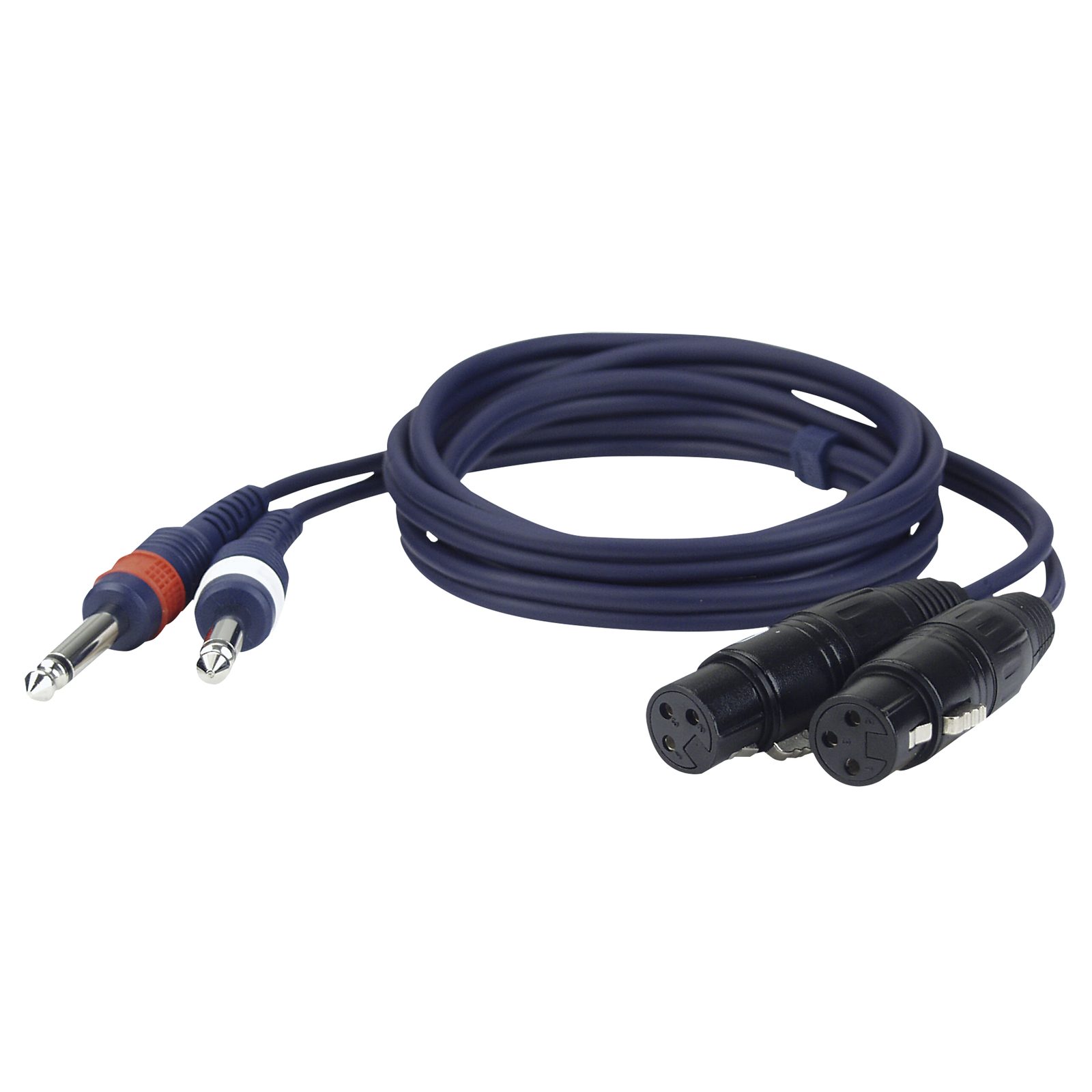 Cavo Y da 2 TS 6.3 mm unbal. a 2 XLR F 3P 1.5m - DAP FL43150