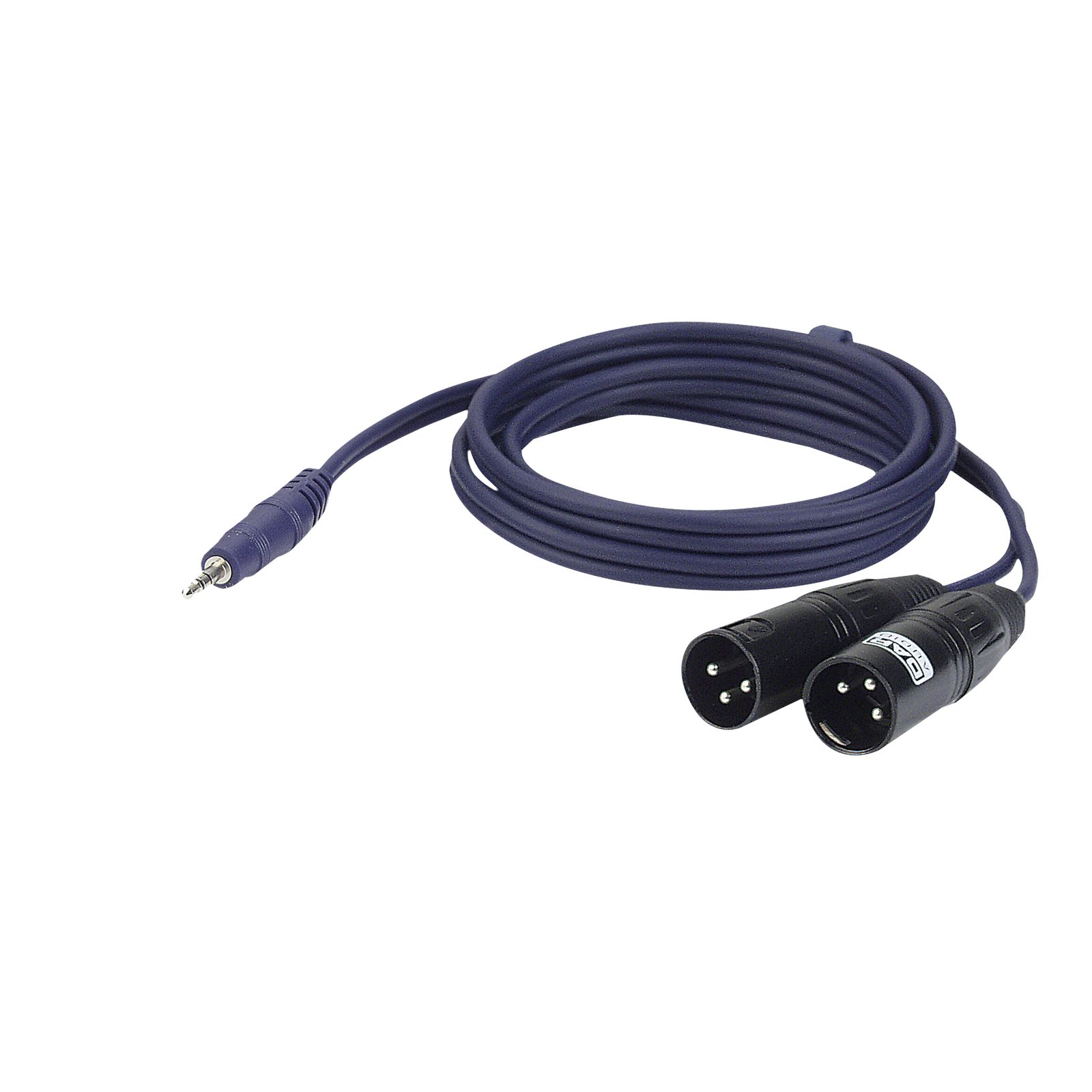 Cavo audio mini-jack TRS 3.5mm stereo a 2x XLR maschio 3P 6m - DAP FL466