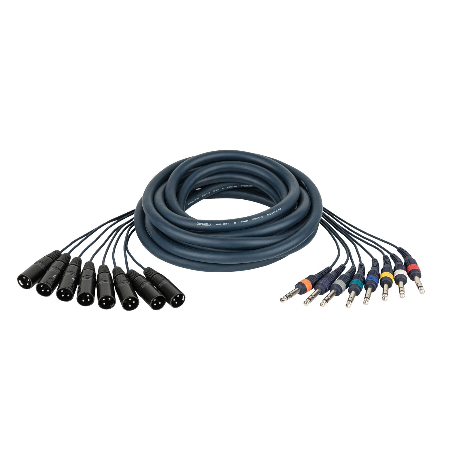 Cavo snake 8 XLR/M 3P - Jack TRS 6.3mm 6m - DAP FL68600