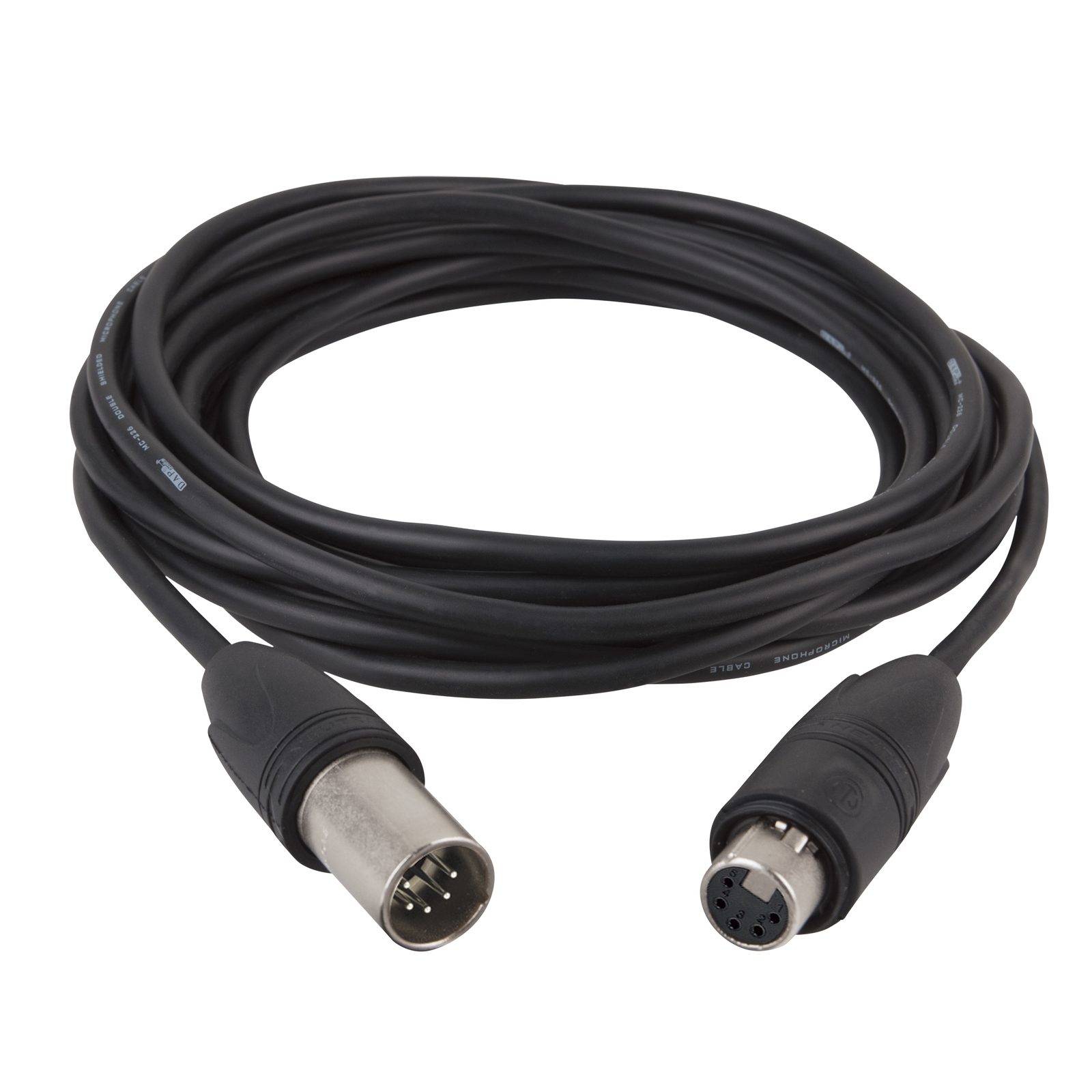 Cavo DMX/AES-EBU XLR 5P maschio-femmina, 5 contatti, IP65, 10m - DAP FL8310