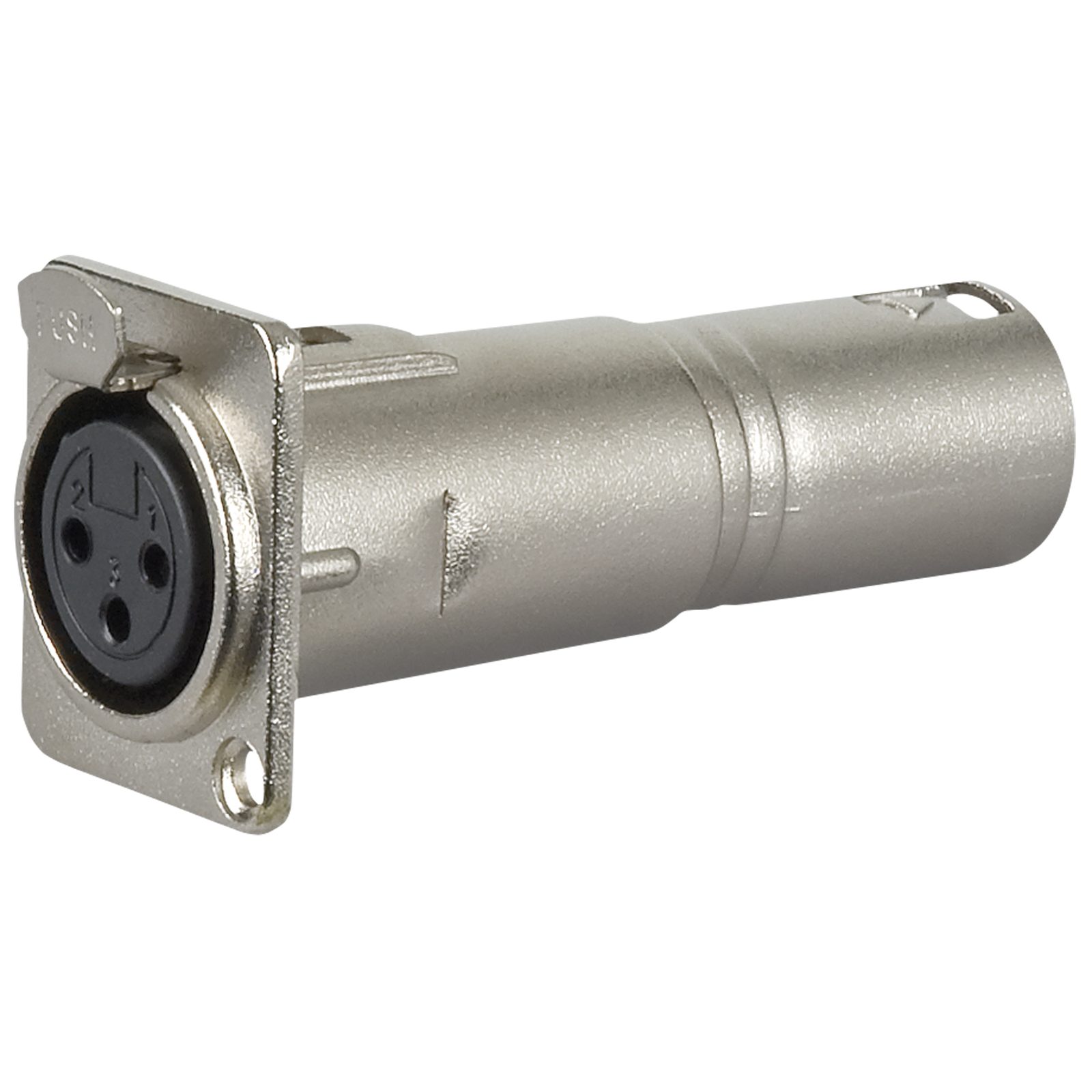 Adattatore Chassis XLR 3P femmina a maschio 65mm - DAP FLA50