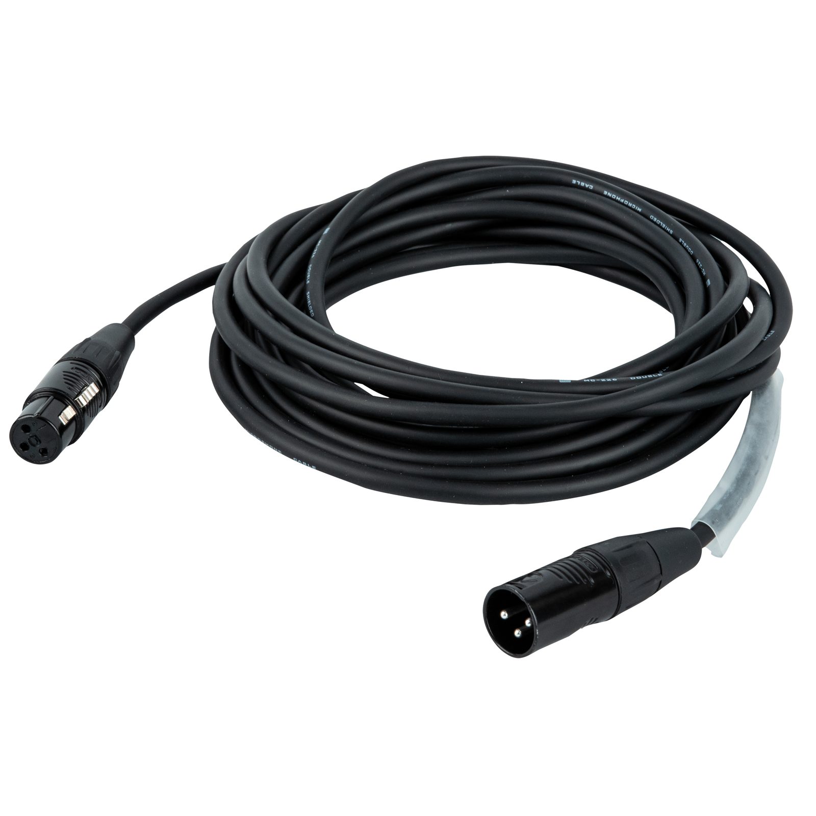 Cavo microfono/linea XLR 3P M/F 10m contatti placcati argento - DAP FLR0110