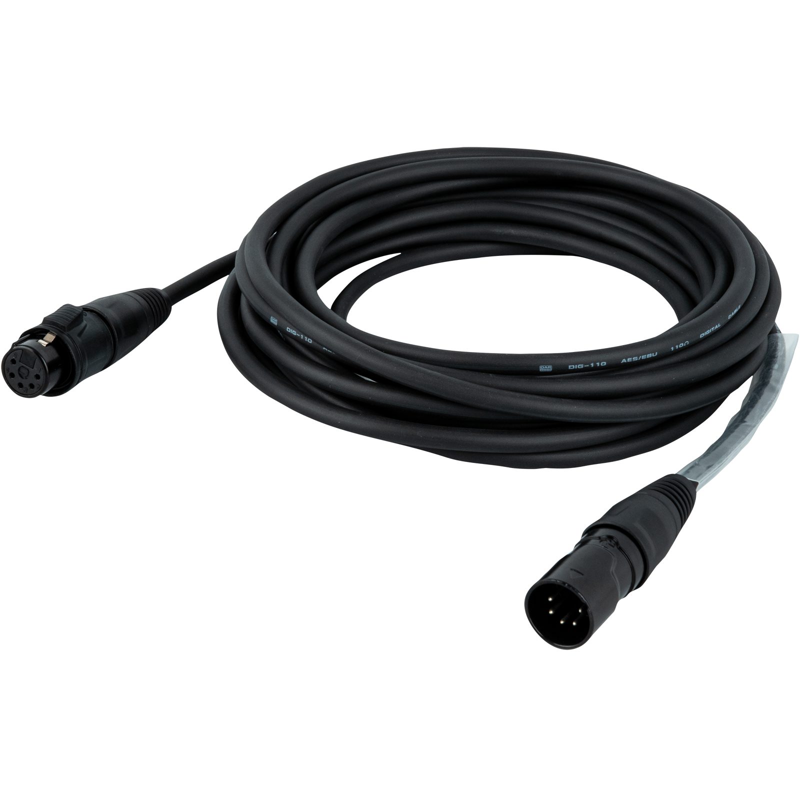 Cavo DMX/AES-EBU IP65 XLR 5P M/F 10m Rean RCX5 - DAP FLR7510