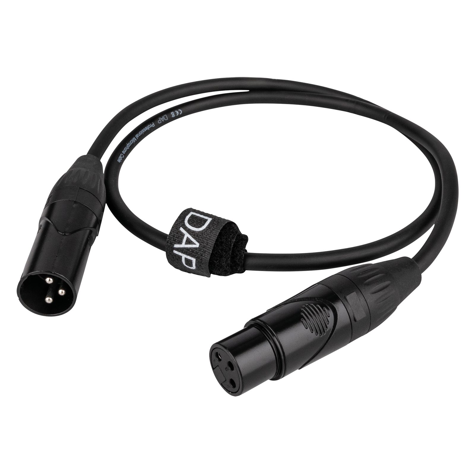 Cavo microfono bilanciato XLR 3P M/F 0.75m X-type - DAP FLX0175