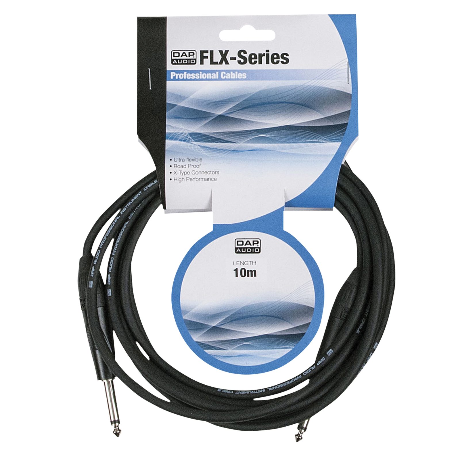Cavo jack mono TS 6.3 mm unbalanced 10 m - DAP FLX0510