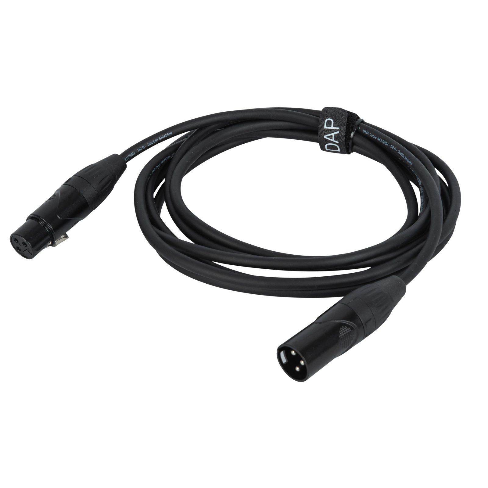 Cavo DMX/AES-EBU XLR/M 3P to XLR/F 3P 6m - DAP FLX096
