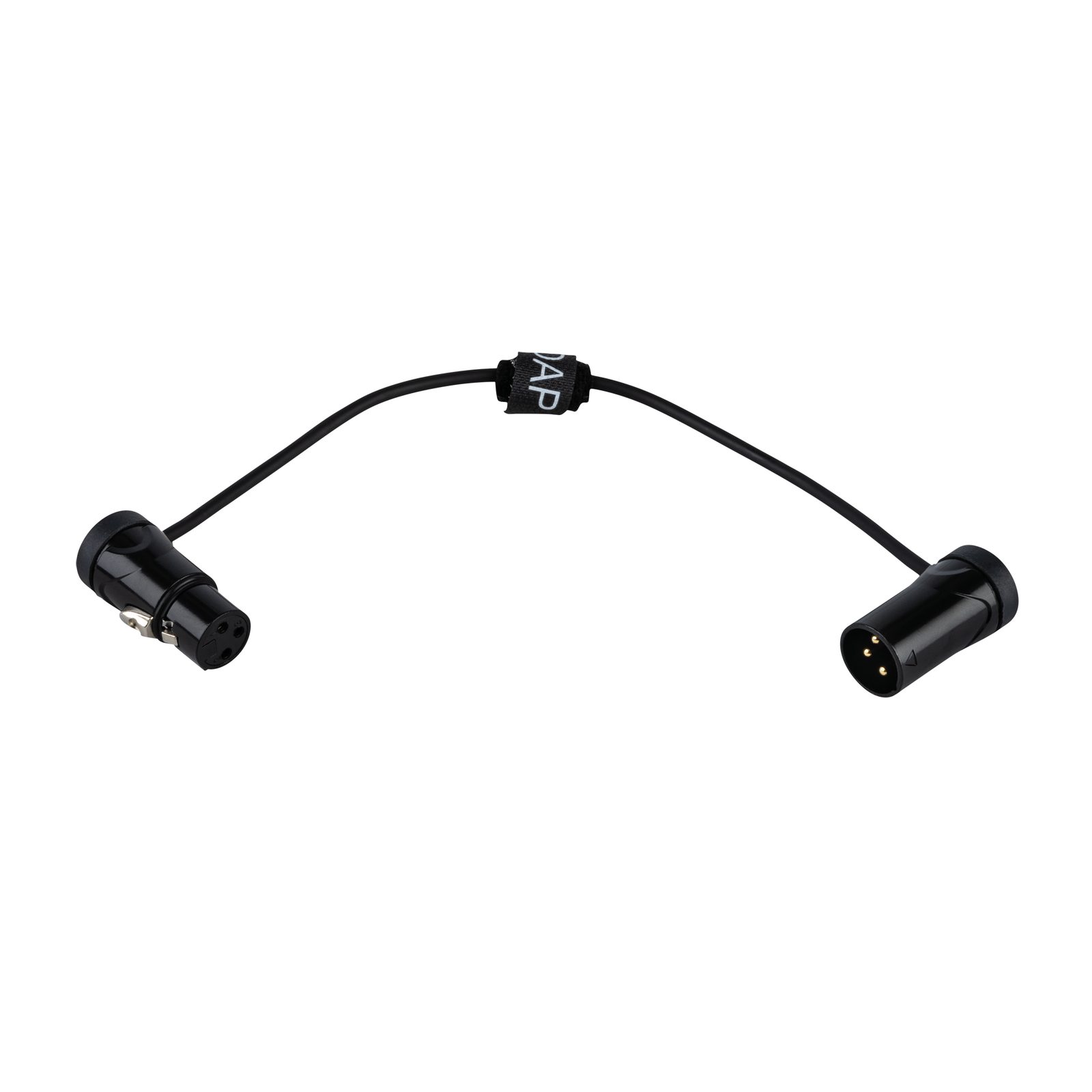 Cavo patch bilanciato audio/DMX/AES-EBU XLR/M 3P to XLR/F 3P 0.30m - DAP FLX1930B