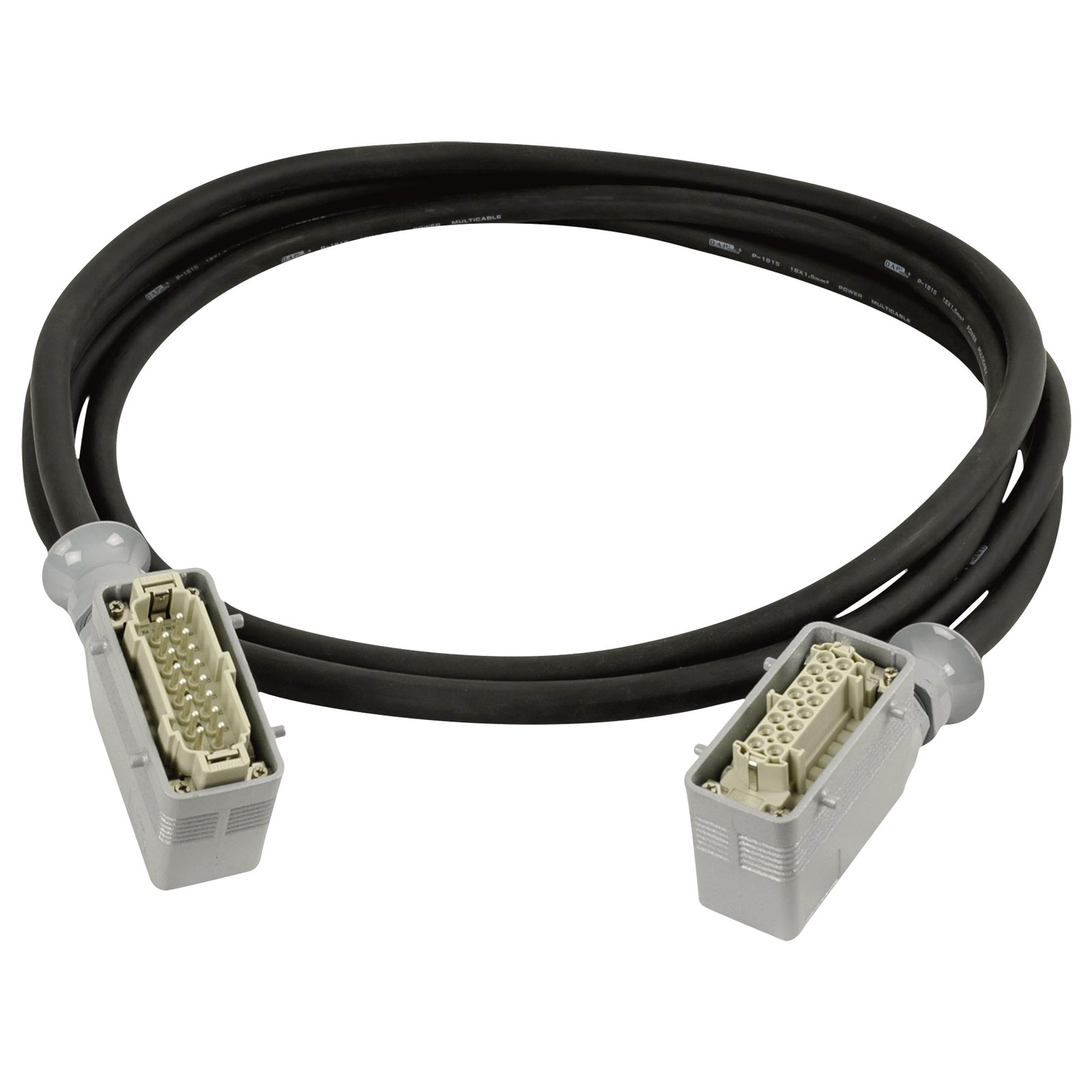 Power Multicable 16 Pin Male-Female, 16 x 1.5 mm² 5m - DAP FP035