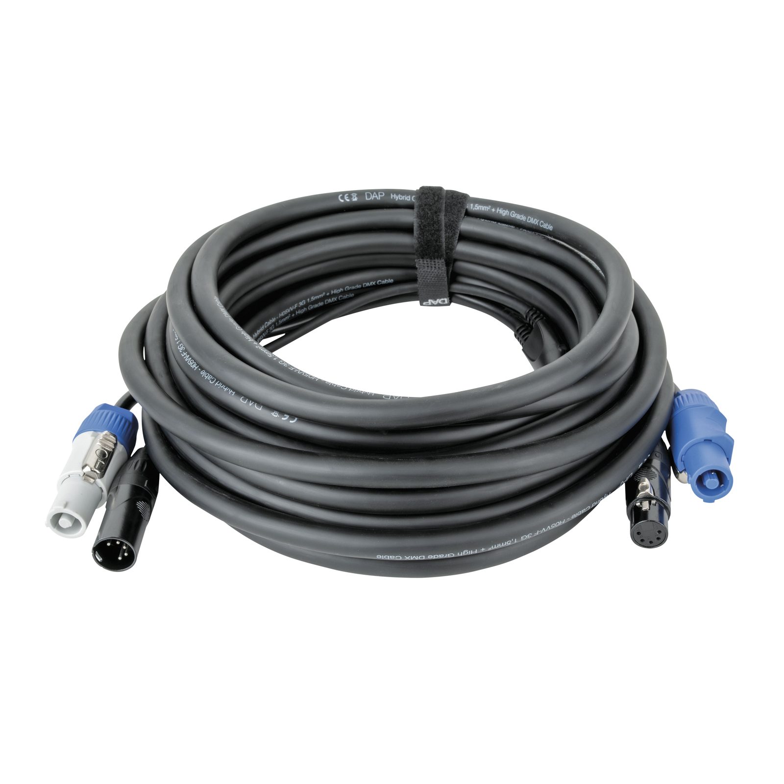 Cavo ibrido Power Pro e XLR 5 pin DMX/Power 10m - DAP FP2110