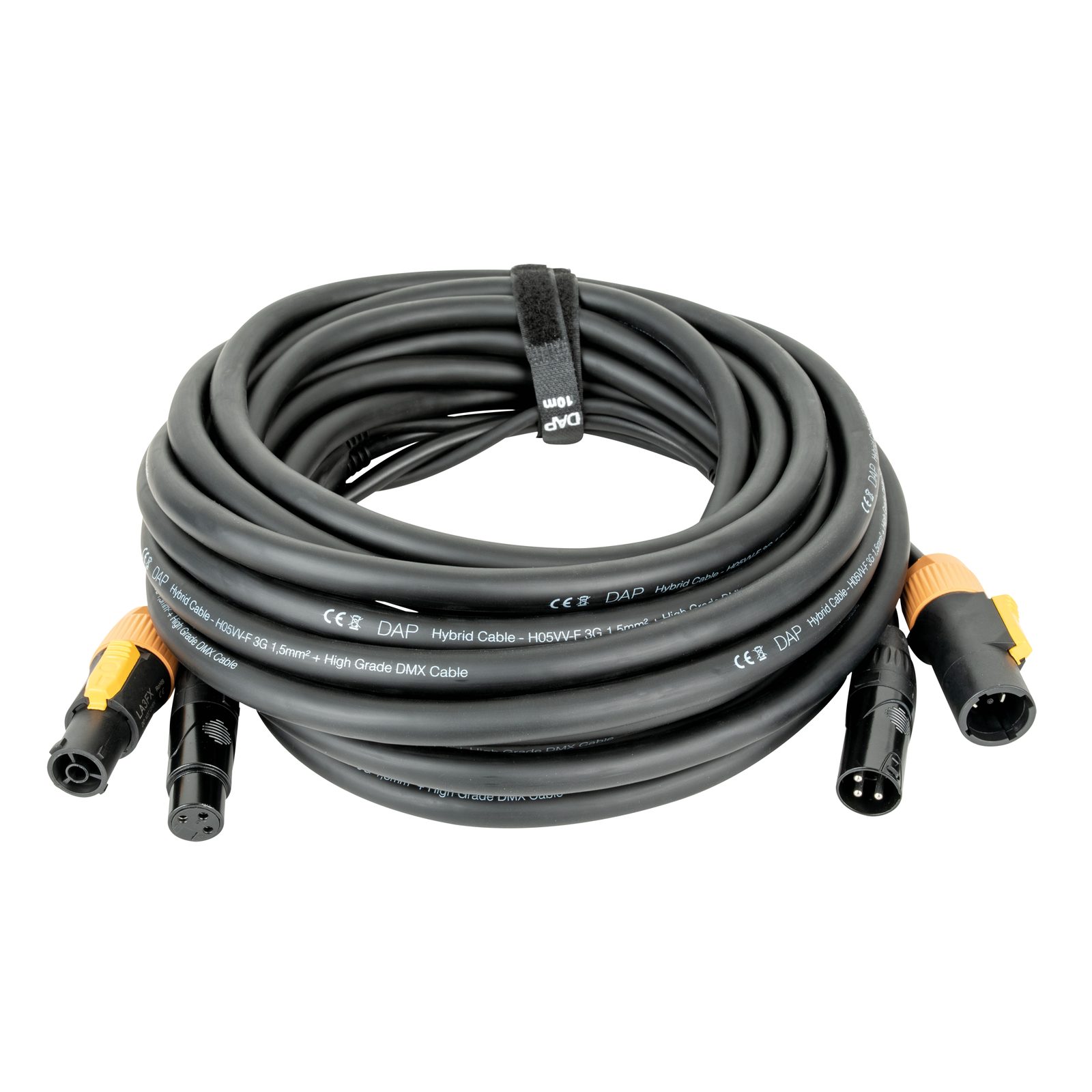 Cavo ibrido Power Pro True & XLR 3 pin DMX/Power 10m - DAP FP2210