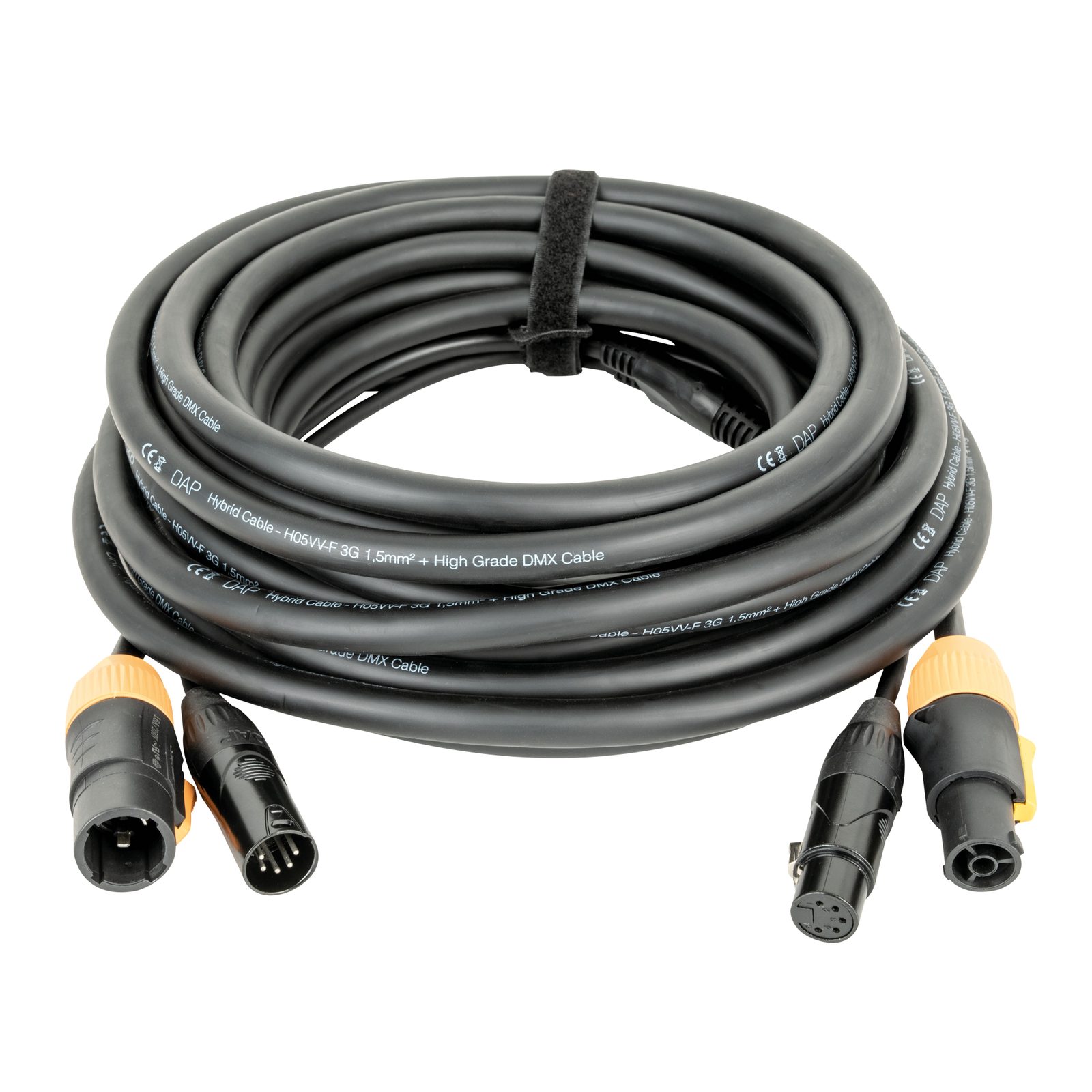 Cavo ibrido DMX e Alimentazione 10m - Power Pro True & XLR 5P - DAP FP2310
