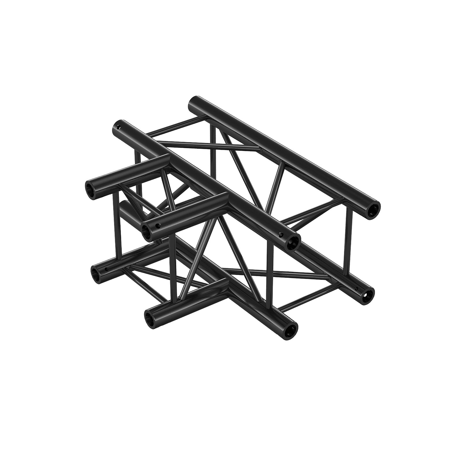 Pro-30 Square F Truss T-Cross 3-way F Heavy Duty 71cm (Prolyte compatibile) Black - Milos FQ30017HDB