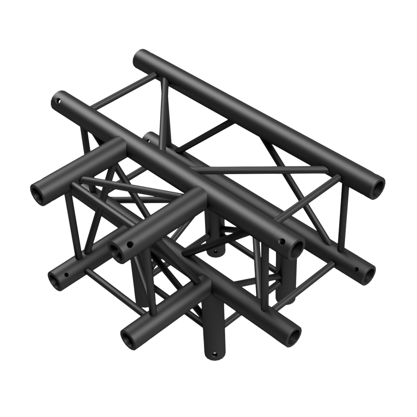 Pro-30 Square F Truss T-Cross + Down 4-way 71cm F (Prolyte compatibile) Black - Milos FQ30020B