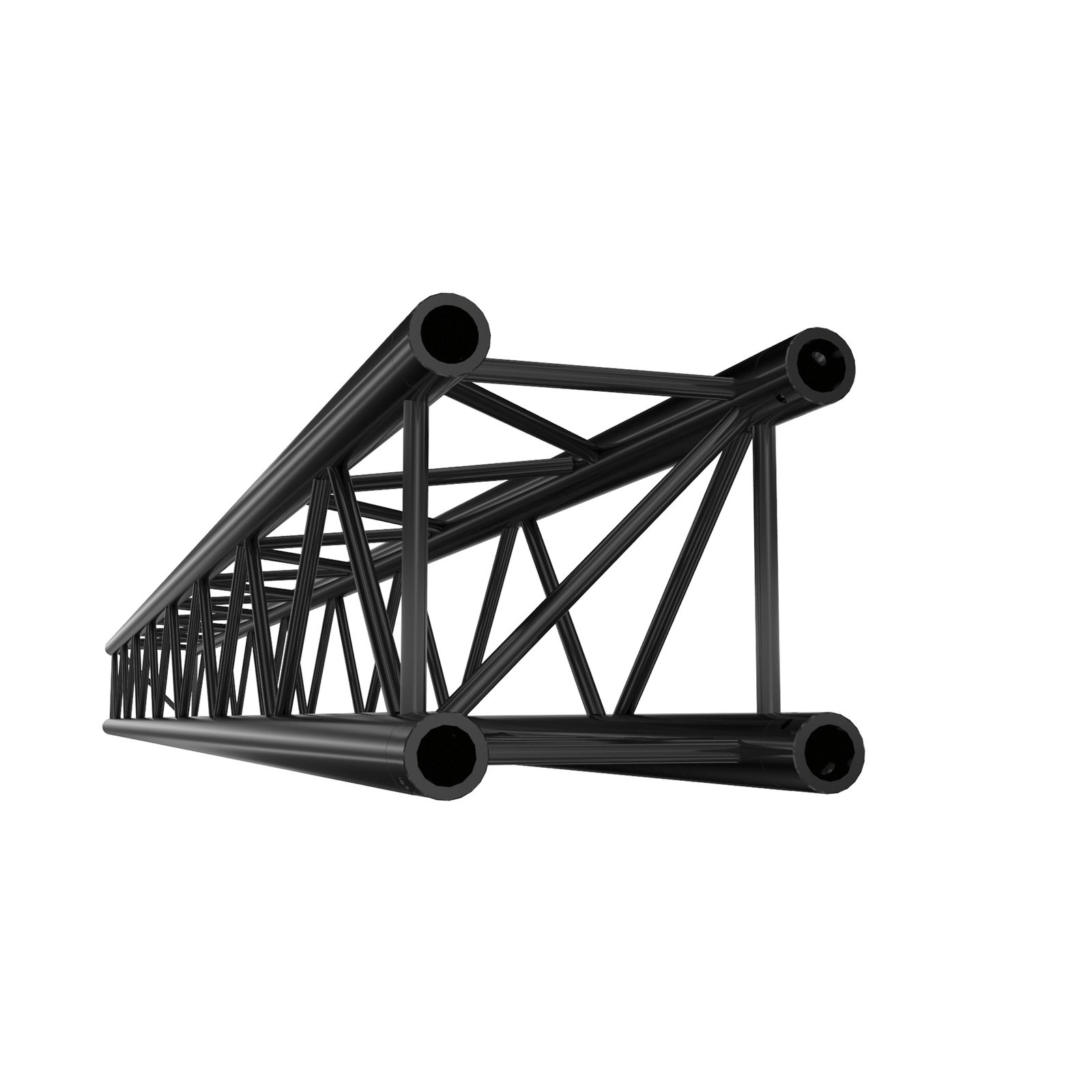 Traliccio Pro-30 Quadro F Dritto, Nero 4m - Milos FQ30400B