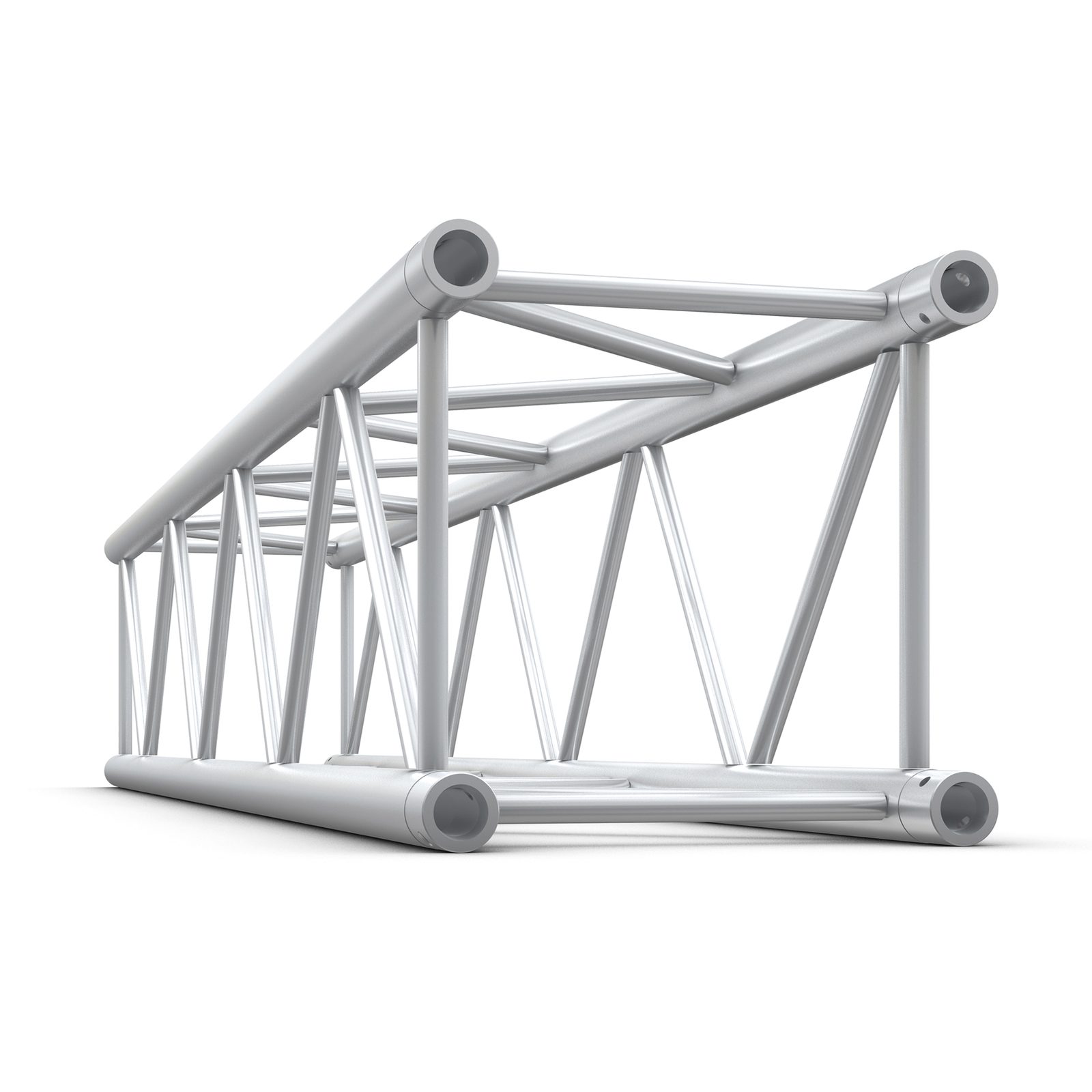 Traliccio Pro-40 Square F Straight Heavy Duty Silver 1000mm - Milos FQ40100HD