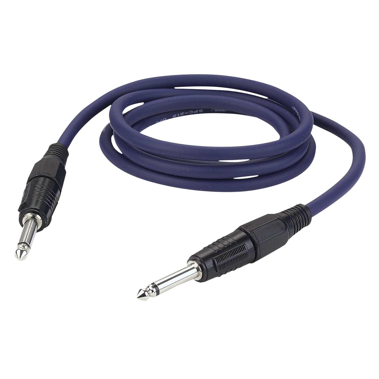 Cavo audio Jack mono TS 6.3mm 6m 2x1.5mm² Blue - DAP FS016