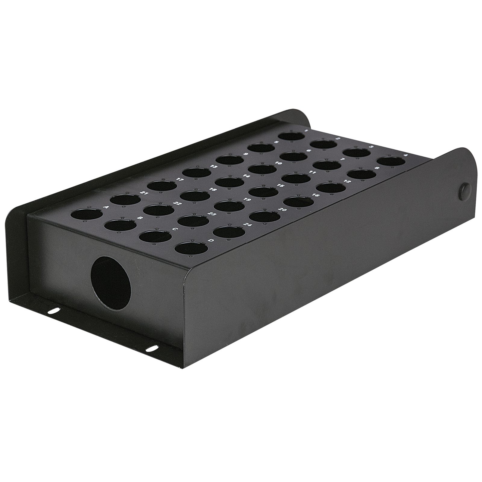 Stage box vuota 28 fori, metallo nero - DAP FSB28E