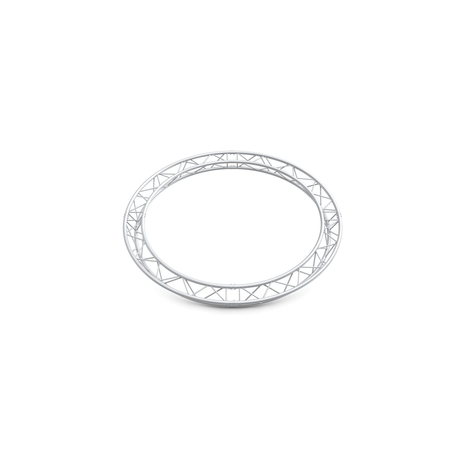 Truss triangolare PRO-30 Cerchio F (compatibile Prolyte) 8m argento - Milos FT30C8