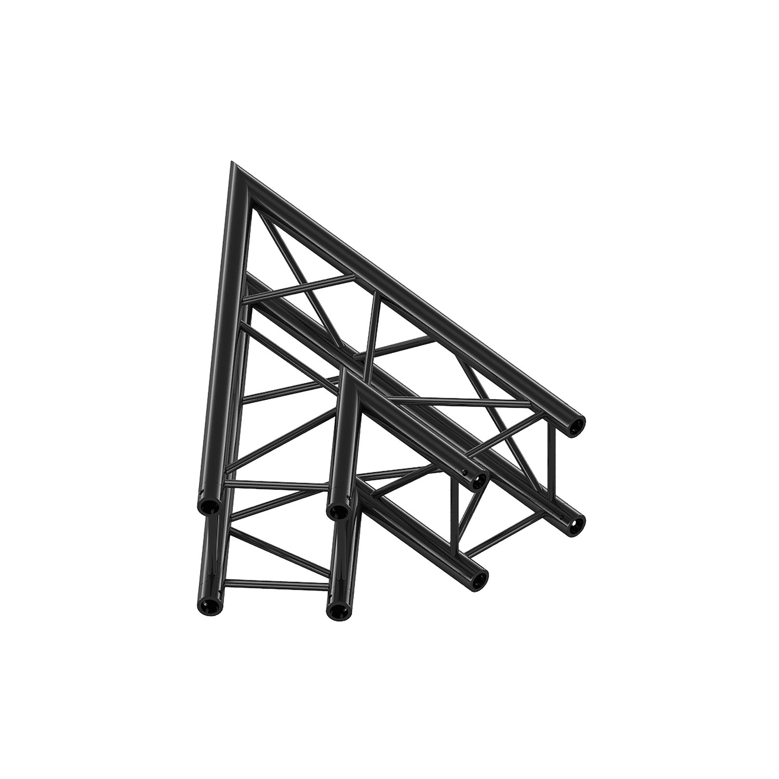 Pro-30 Square G Truss - Angolo 45° Heavy Duty, Black, A=1000mm - Milos GQ30001HDB
