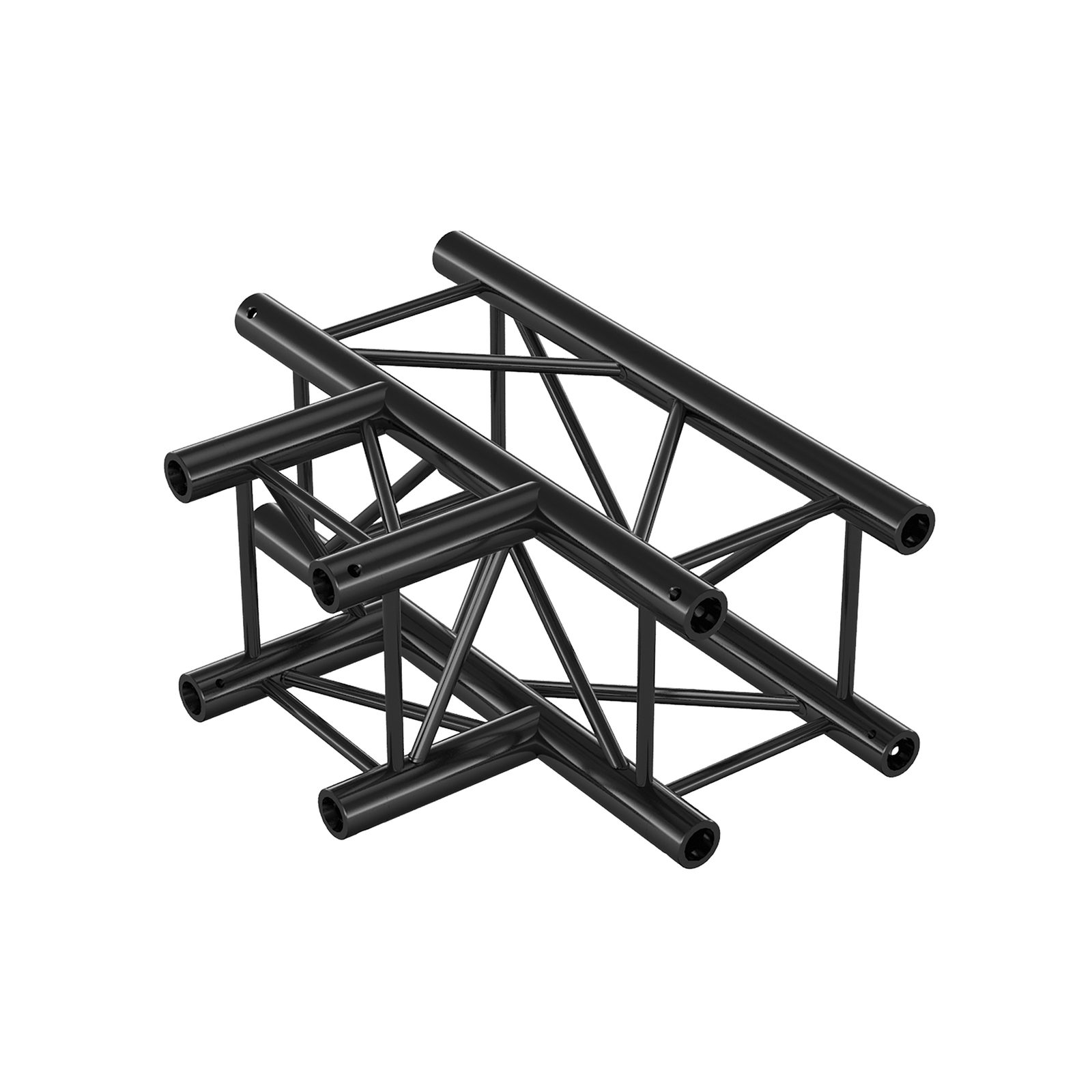 T-Cross 3-way Pro-30 Square G Truss Heavy Duty, Black - Milos GQ30017HDB
