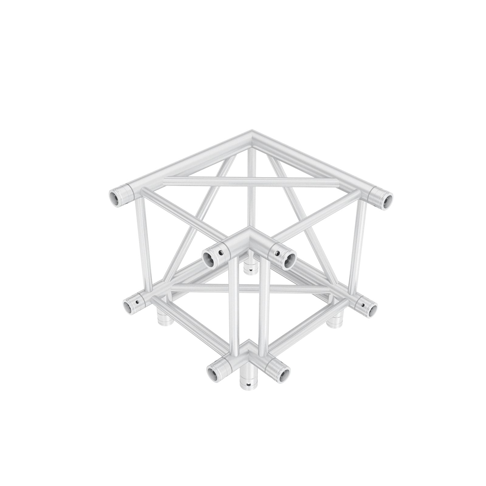 Angolo 3 vie 90° Heavy Duty Pro-40 Square G Truss, compatibile Global/Euro, argento - Milos GQ40012HD