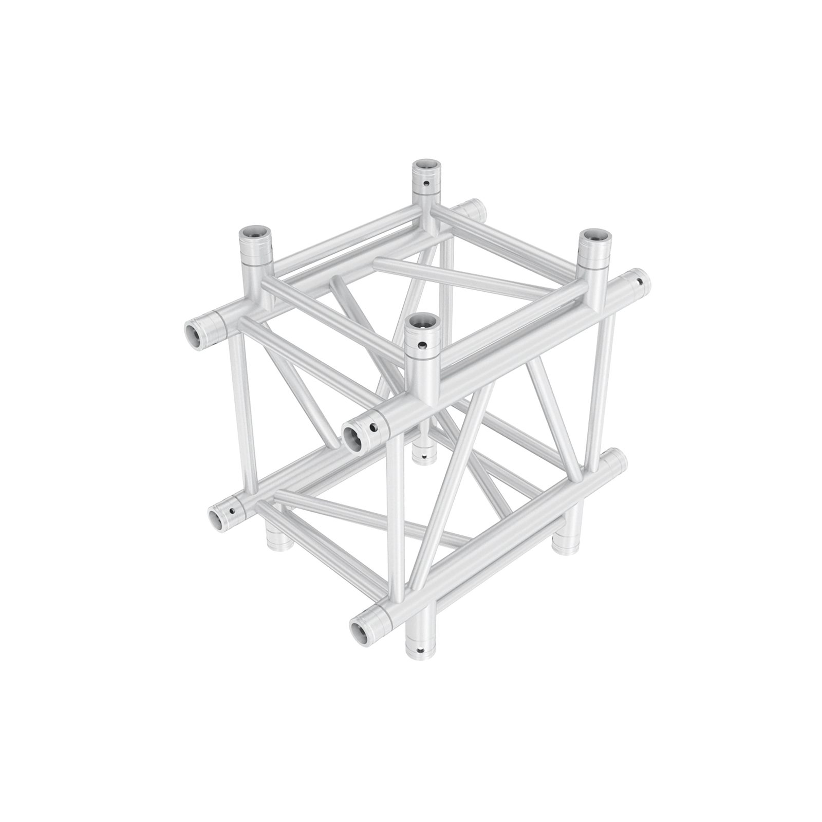 Croce 4 vie Heavy Duty Pro-40 Square G Truss, compatibile Global/Euro, argento - Milos GQ40016HD