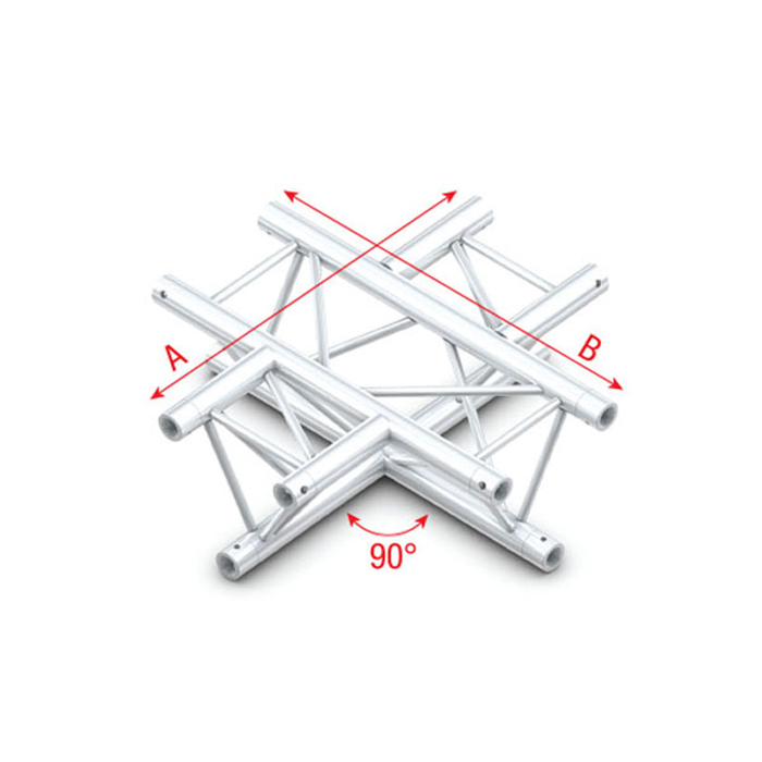 Traliccio a croce PRO-30 Triangle G - Cross orizzontale 4 vie 71cm - Milos GT30016