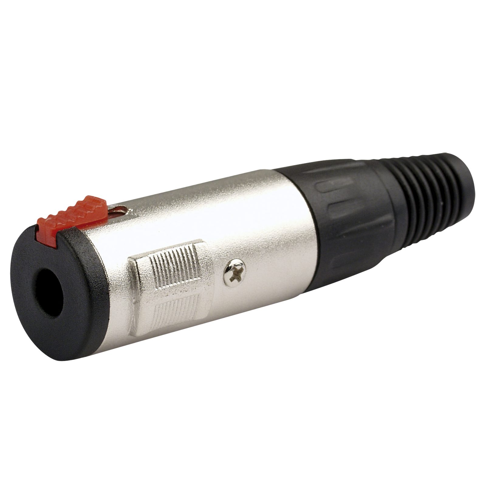 Jack plug femmina stereo locking cappuccio nero nichel - DAP JFK102NB