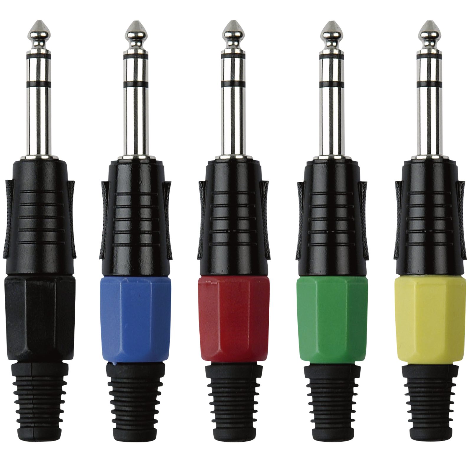 Jack plug stereo 6.3 mm, custodia nera, cappuccio nero - DAP JMK103BB