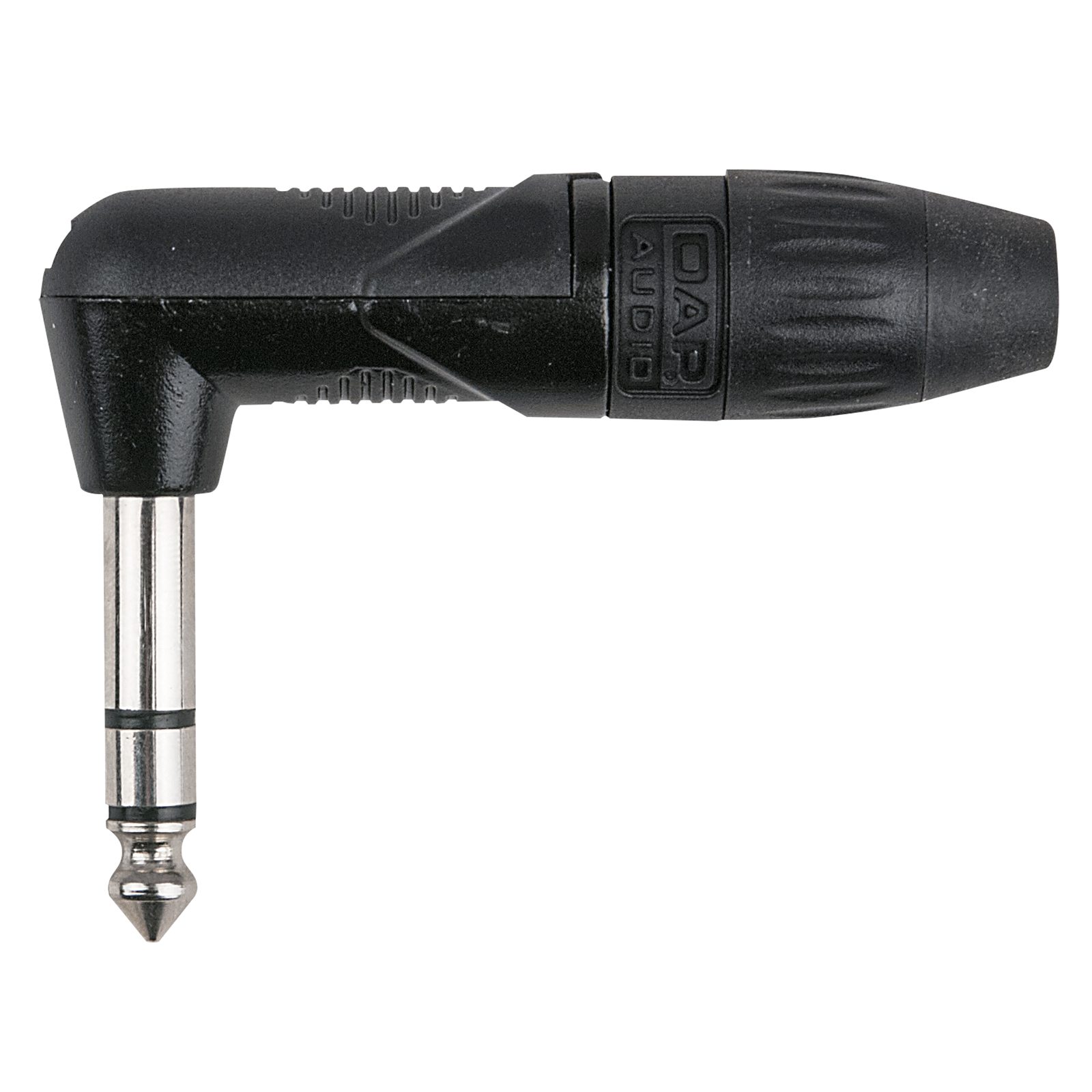 Jack 6,3 mm X-type angolato stereo nero - DAP JMX203BB
