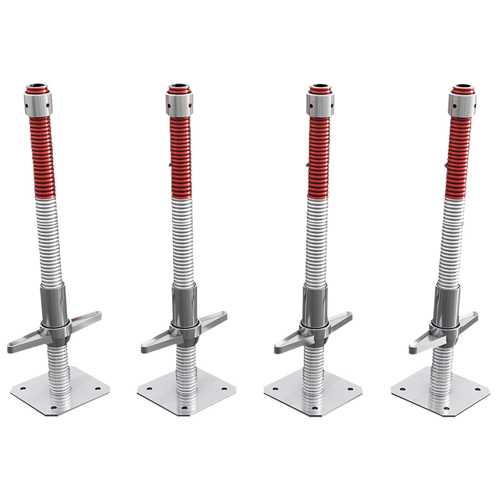 Set di 4 martinetti a vite regolabili per basi ballast MCBB - Milos MCBBSJSET