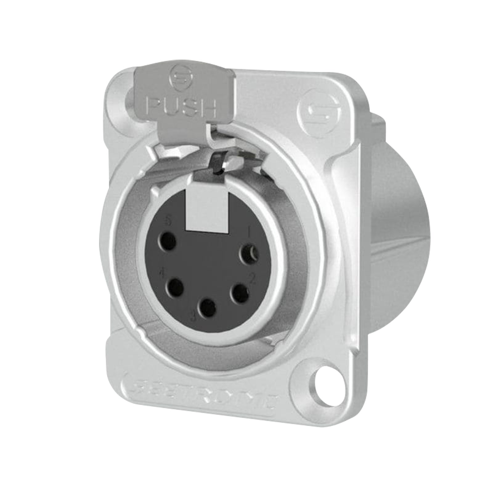 Connettore XLR 5P chassis femmina - SEETRONIC MK5F2C