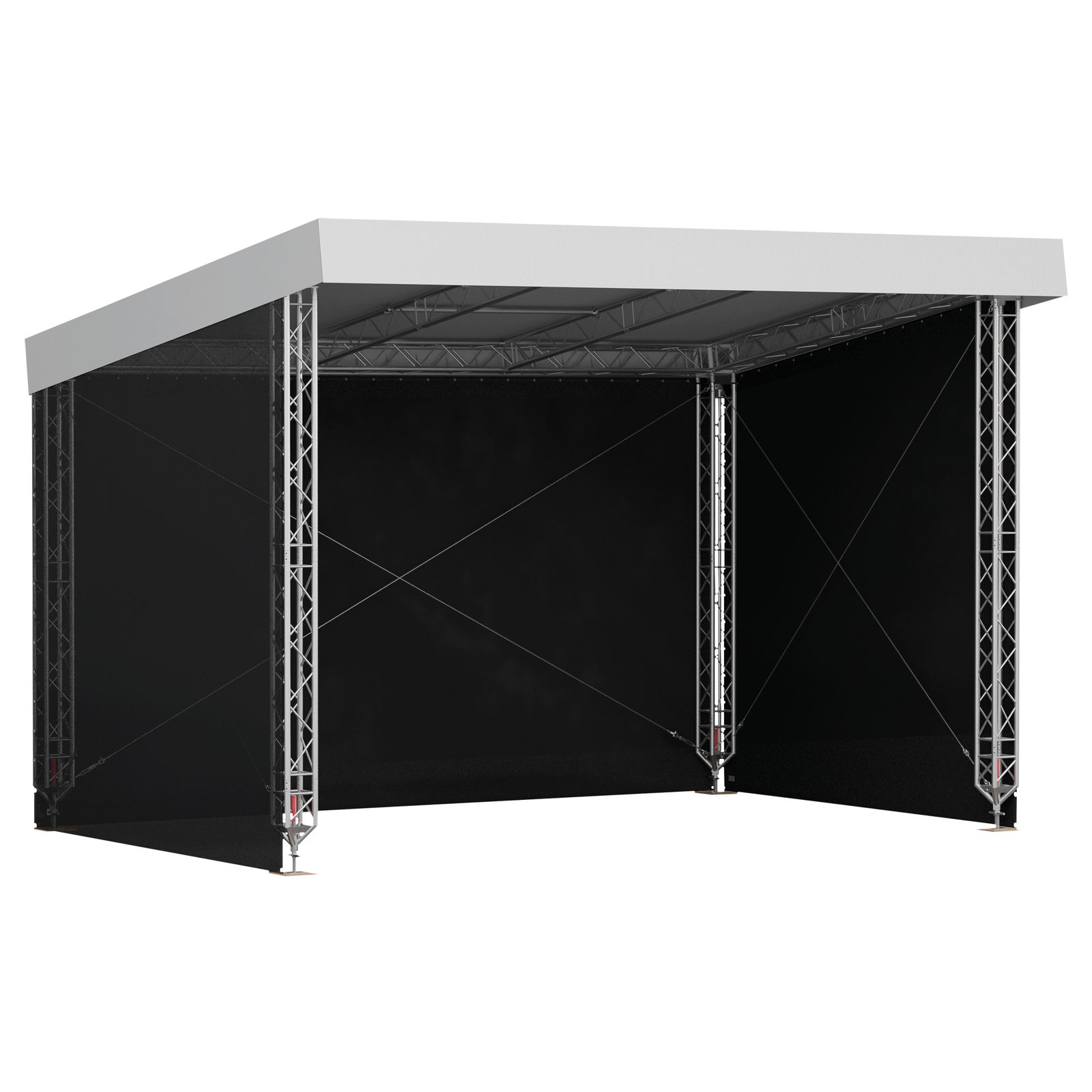 Sistema tetto inclinato MR0 6x4m con canopy - Milos MR064SLP