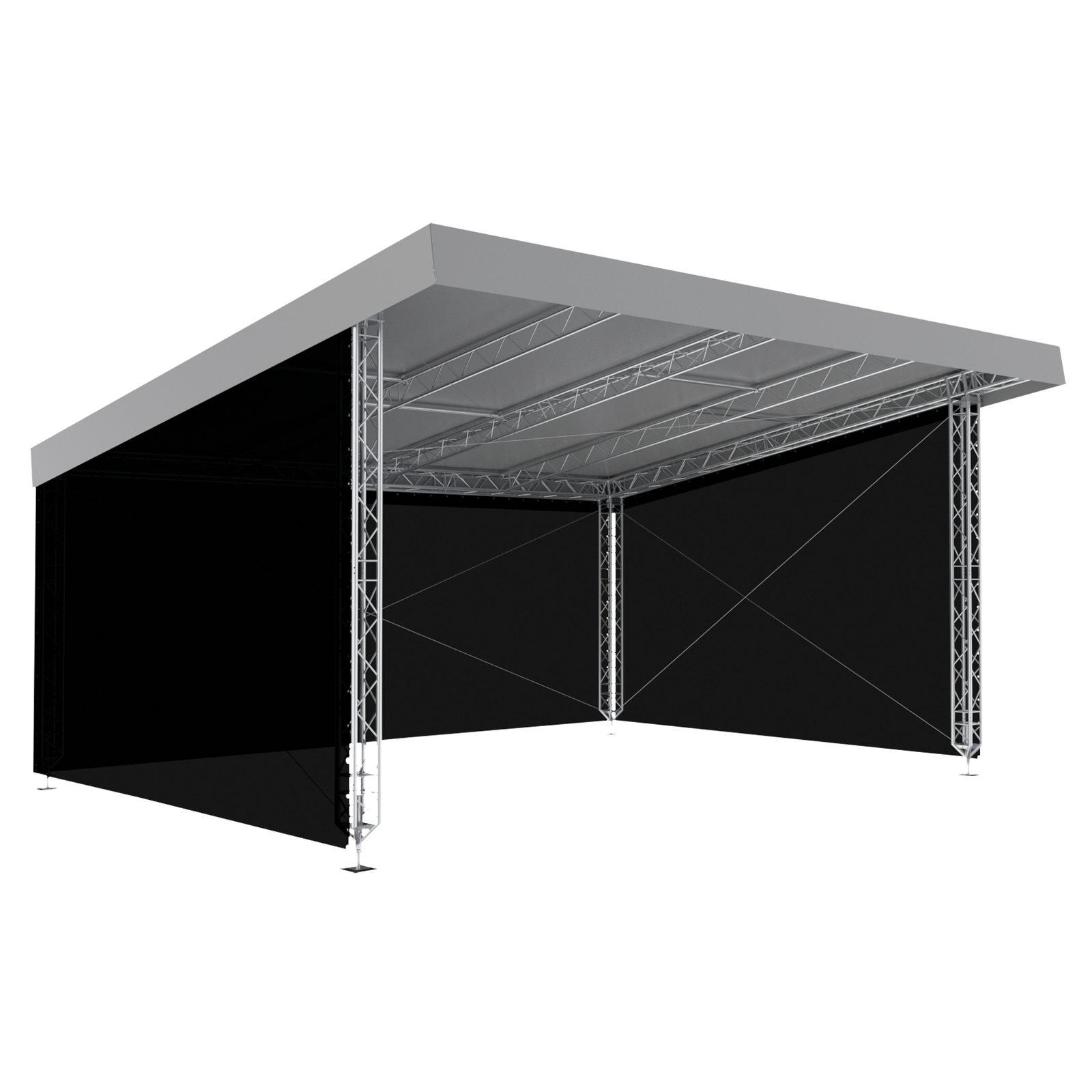 Tetto inclinato MR0 con canopy 8x6m - Milos MR086SLP