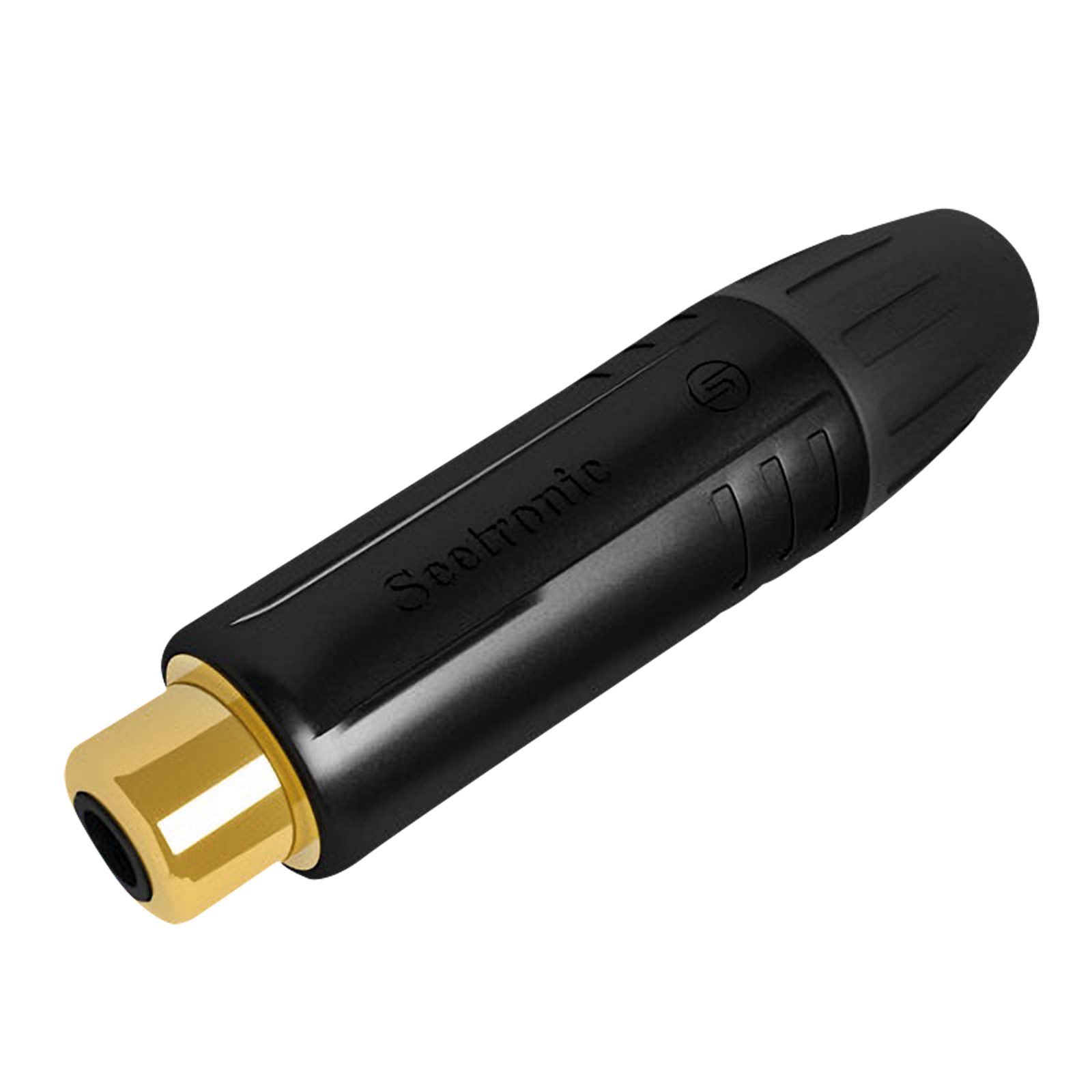 Connettore RCA femmina nero - Seetronic MT390
