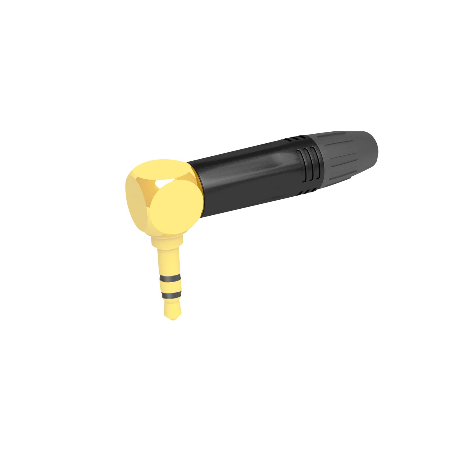Jack plug 3.5 mm stereo 90° nero - Seetronic MTP3RCBG