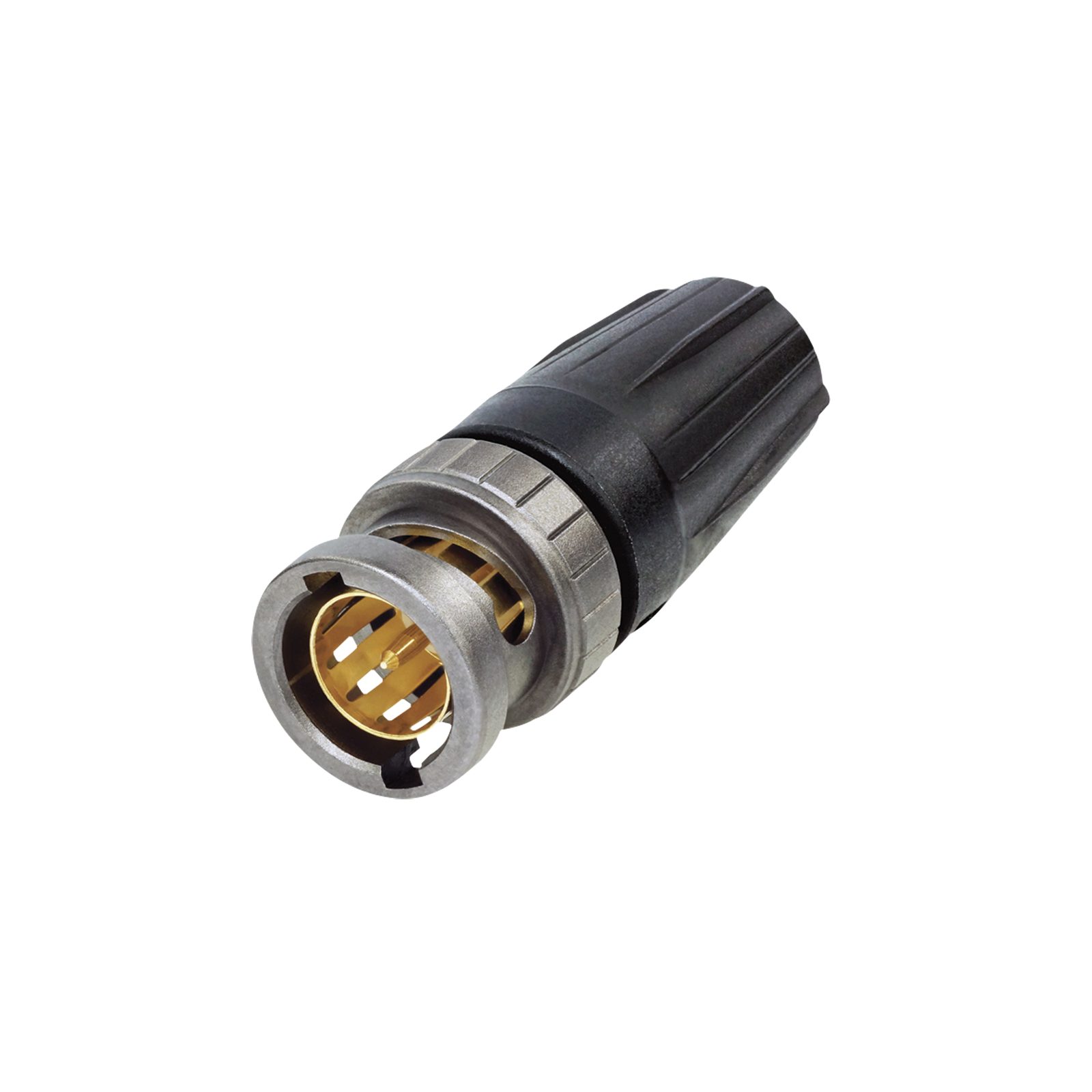 Connettore BNC UHD maschio rearTWIST crimpatura 8.23 mm - Neutrik NBNC75BZV14X