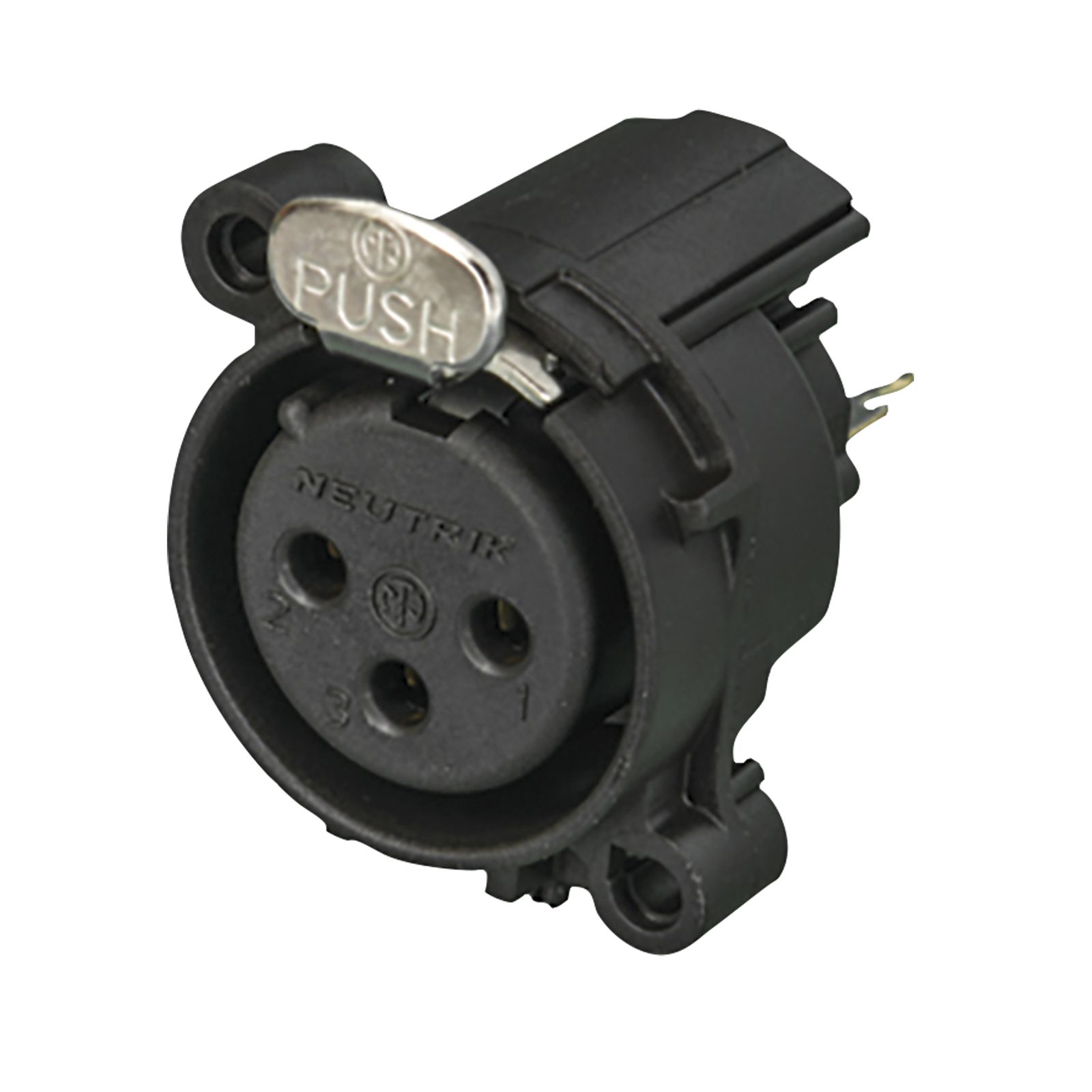 Presa XLR femmina 3 poli montaggio PCB - Neutrik NC3FAV