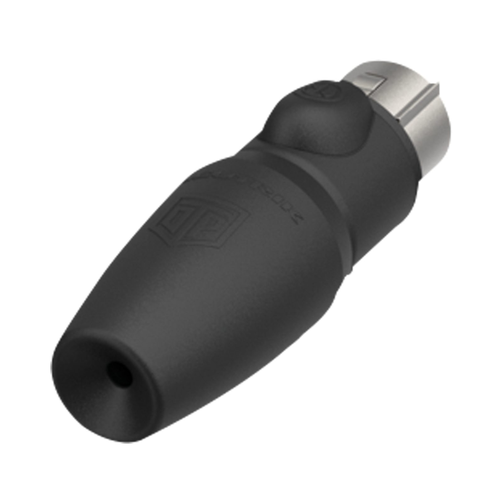 Connettore XLR femmina 3 pin TOP acciaio inox, contatti oro - Neutrik NC3FX1TOP
