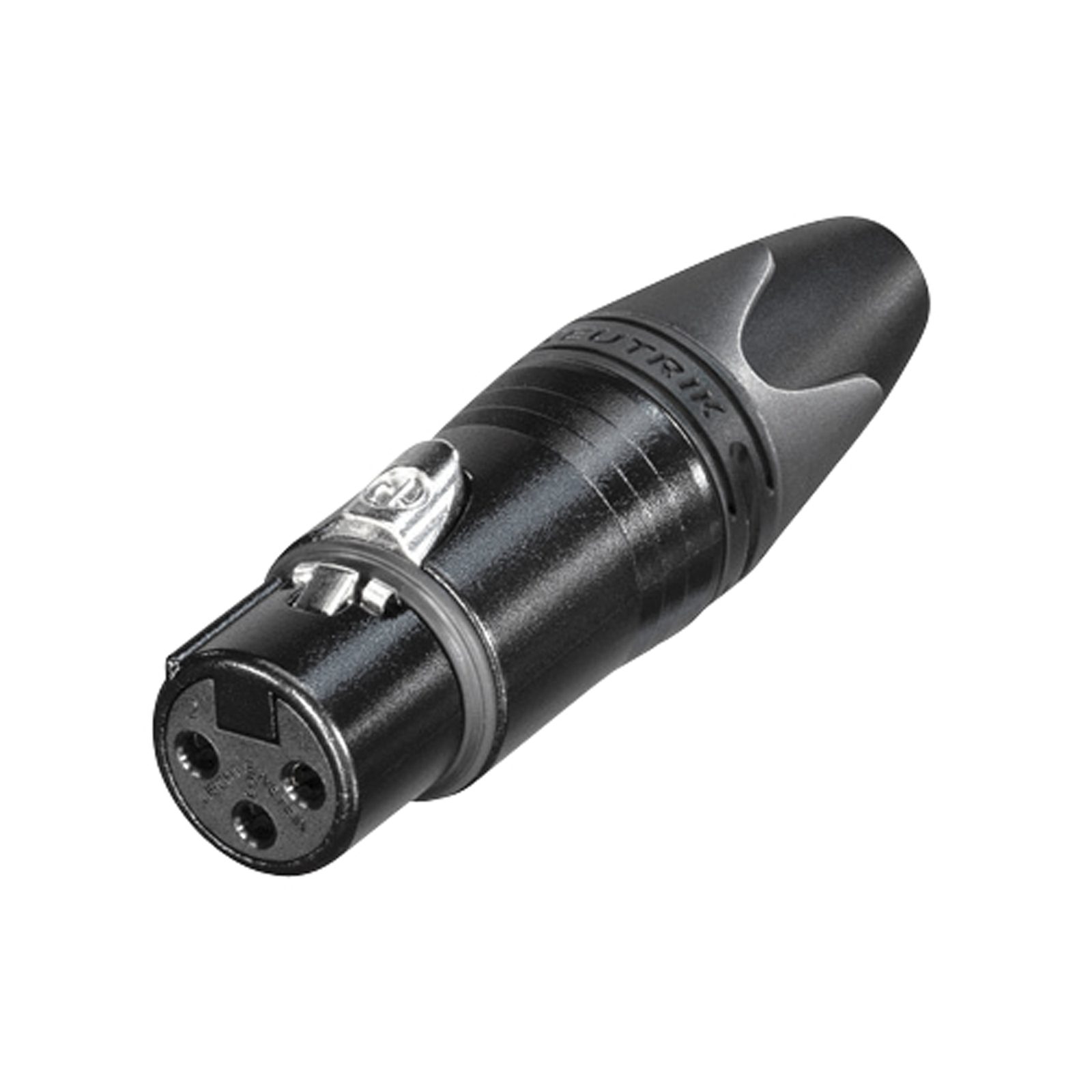 Connettore XLR femmina 3 poli - Neutrik XX Black NC3FXXBAG