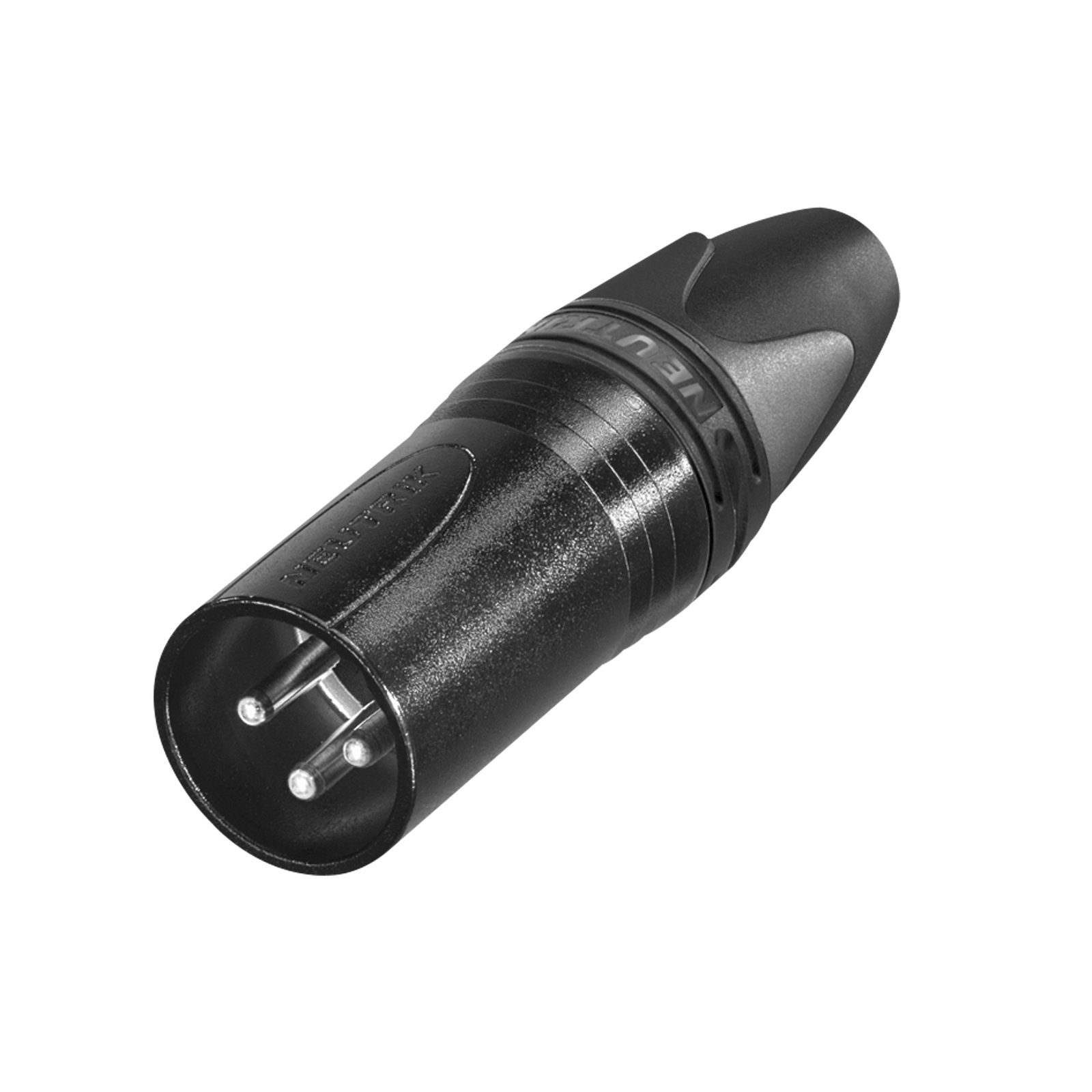 Connettore XLR cavo maschio 3 poli XX Black - Neutrik NC3MXXBAG