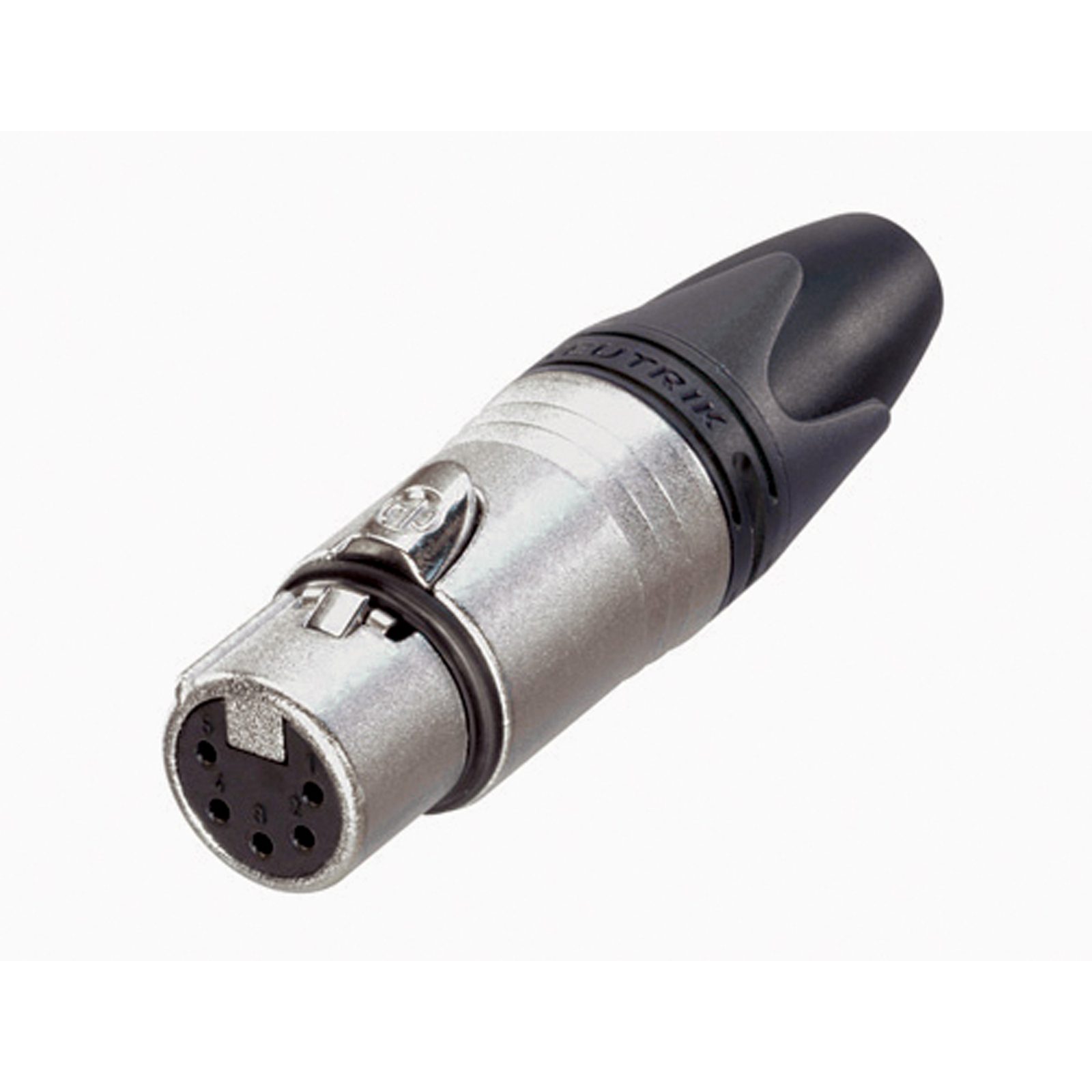 Connettore XLR femmina 5 poli XX, alloggiamento nickel, contatti argento - Neutrik NC5FXX