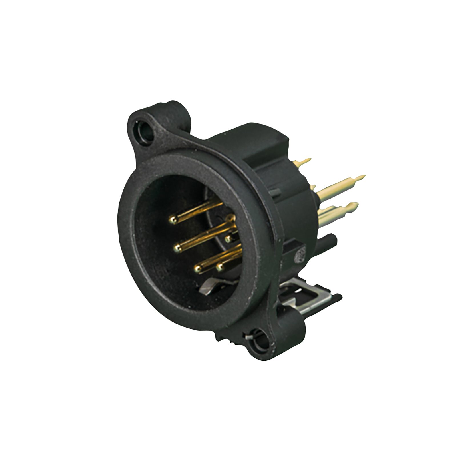 Presa XLR 5 poli maschio PCB - Neutrik NC5MAV