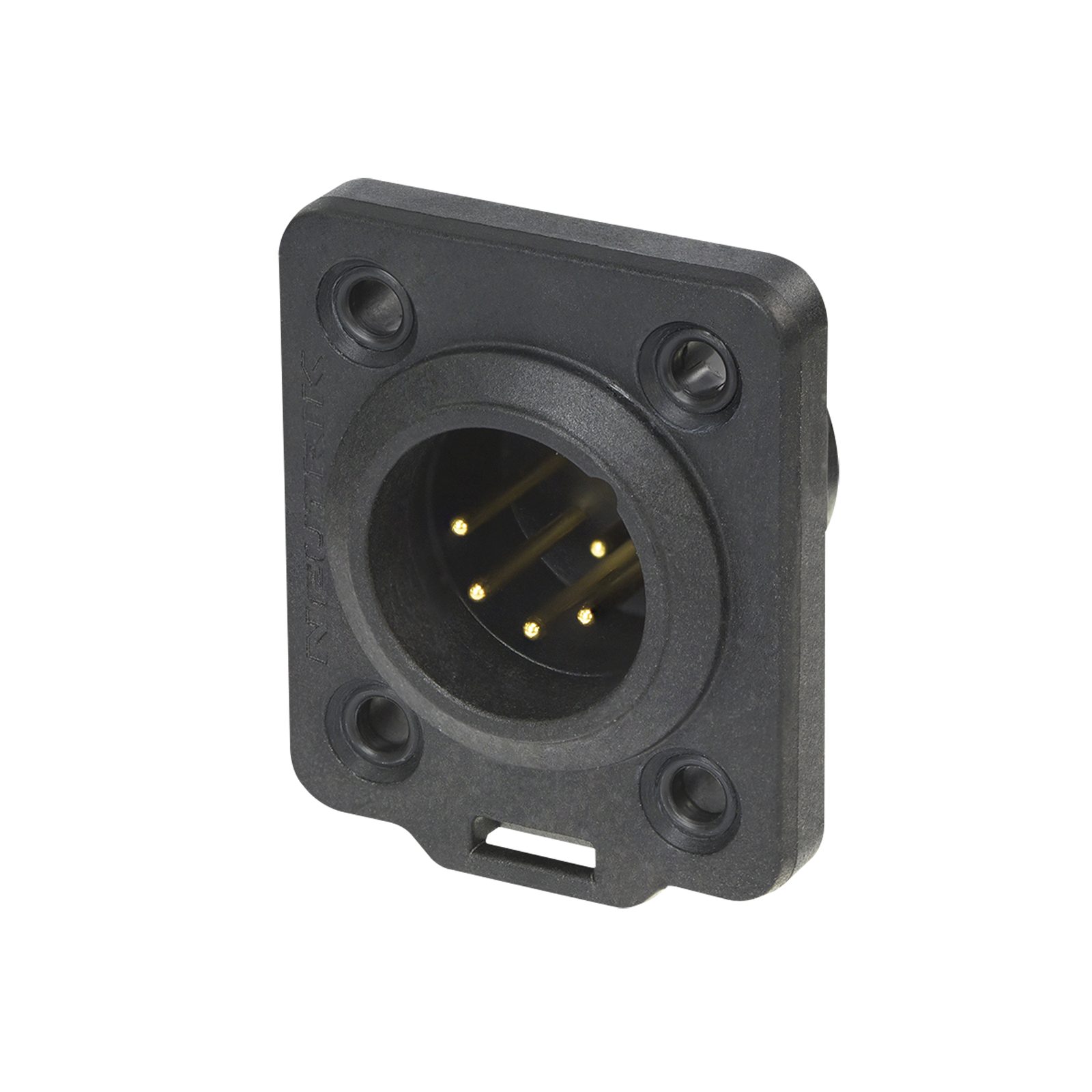Presa XLR 5 poli maschio chassis IP65 outdoor - Neutrik NC5MDXTOP