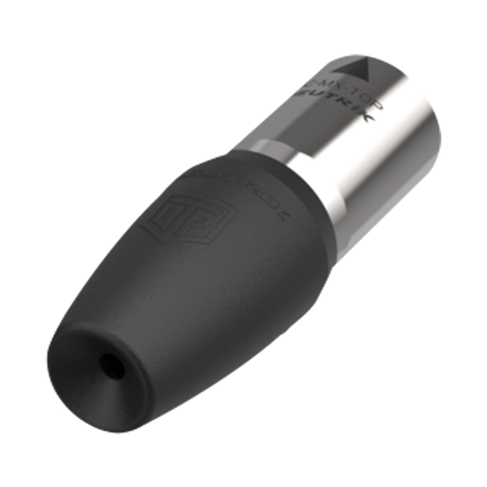 Connettore XLR 5 poli maschio TOP IP65 contatti oro custodia acciaio - Neutrik NC5MX1TOP