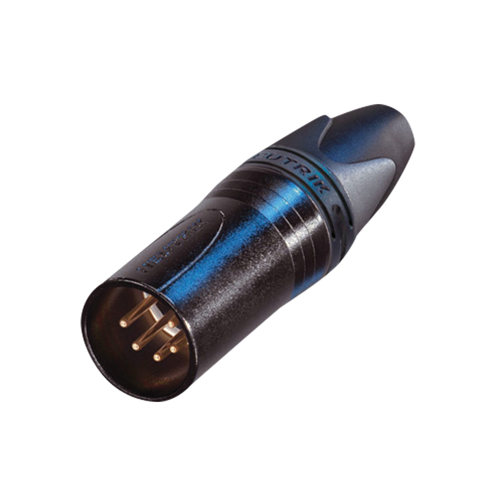 Connettore XLR 5 poli maschio XX contatti oro custodia nero - Neutrik NC5MXXB