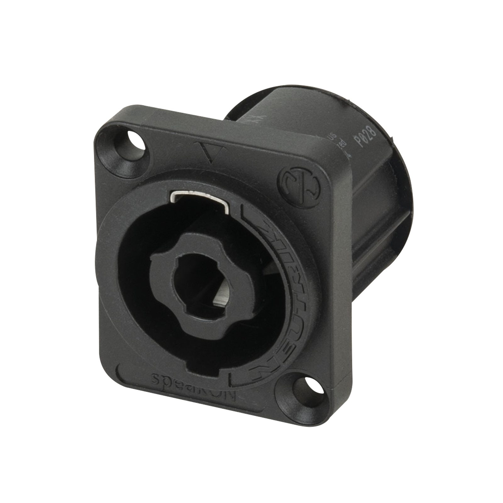 Connettore da pannello speaker 4 pin maschio - Neutrik NL4MPXX