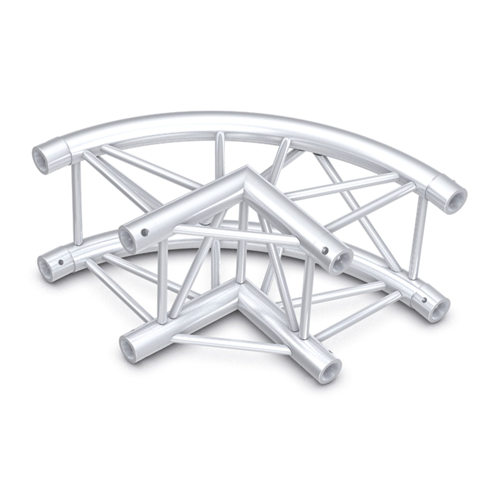 Truss Pro-30 Quadrato P - Angolo Curvo 90°, 0.5 m - MILOS PQ30003C