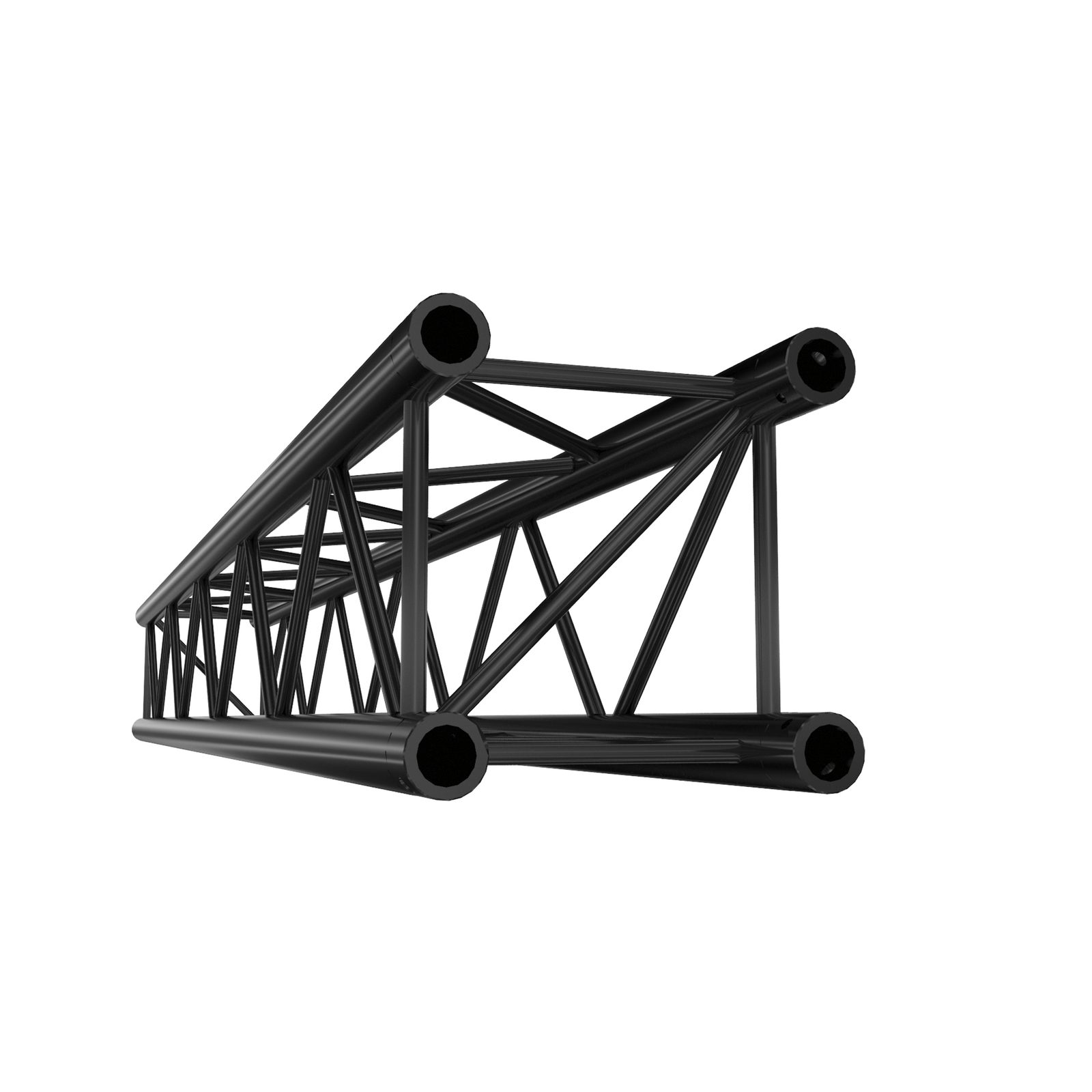 Pro-30 Square P Truss Straight P 2500mm Black - MILOS PQ30250B