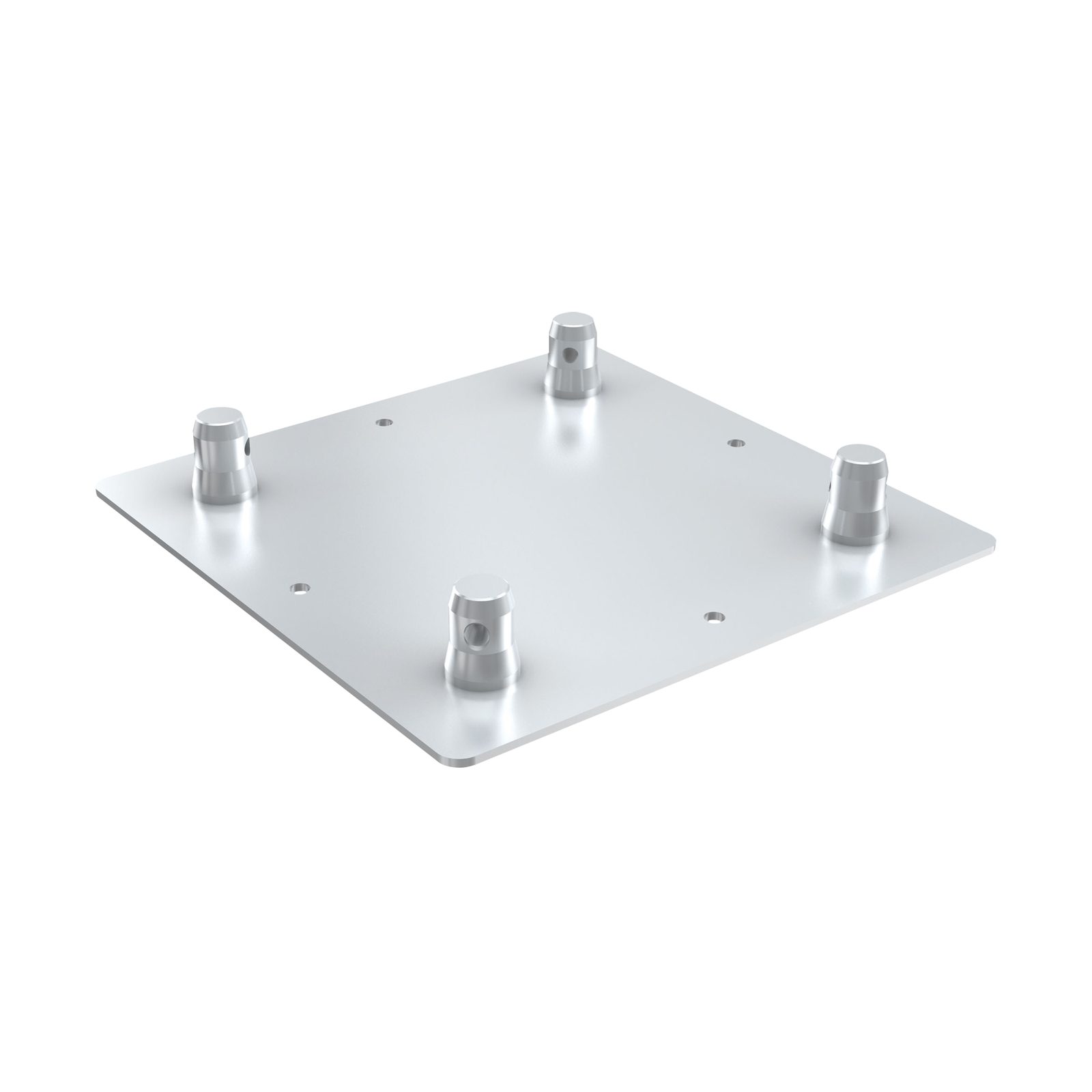 Pro-30 Square P Truss Base Plate Male Silver - MILOS PQ30BP2